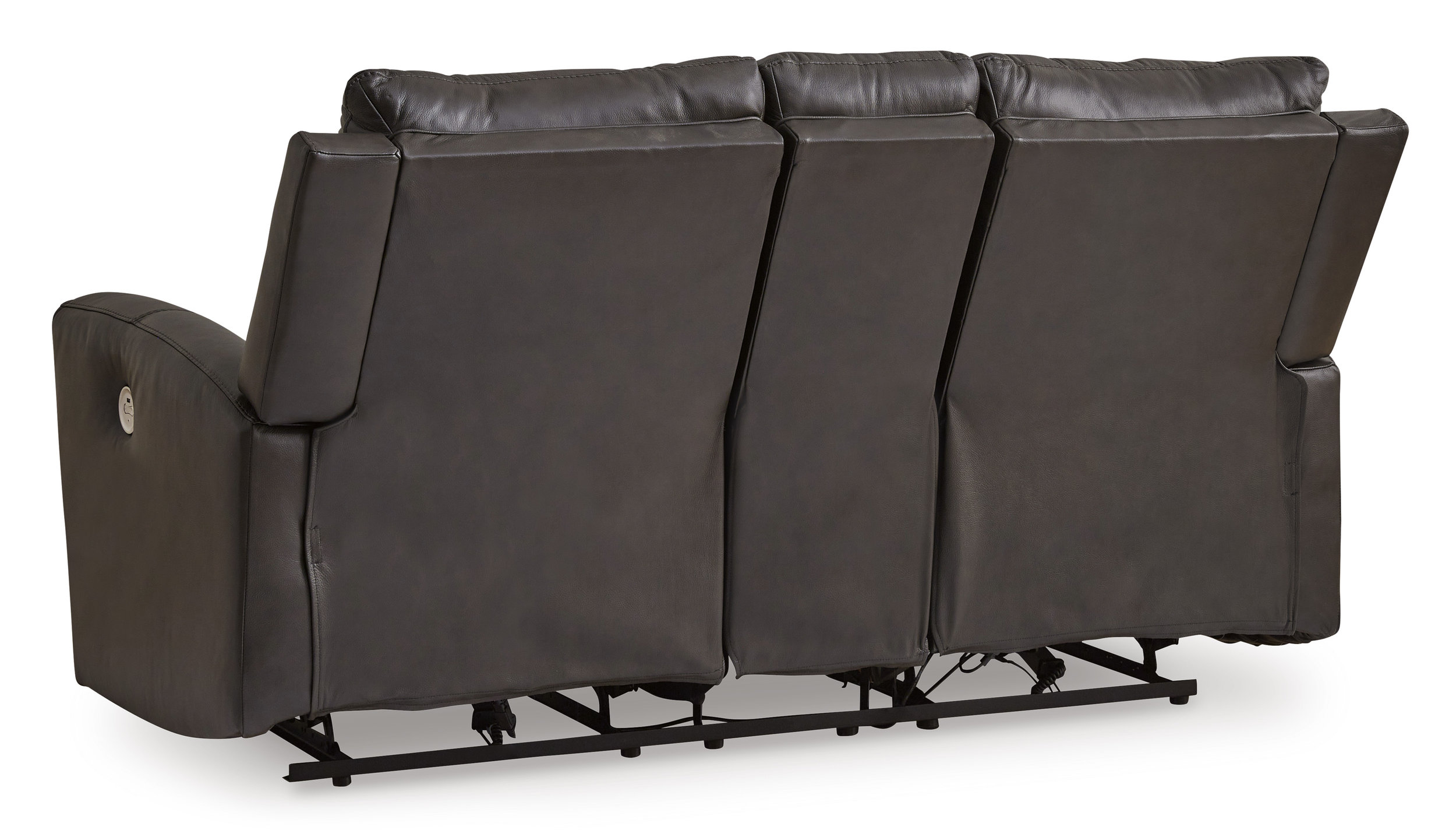 Boxmere Leather/PVC Power Reclining Living Room Set