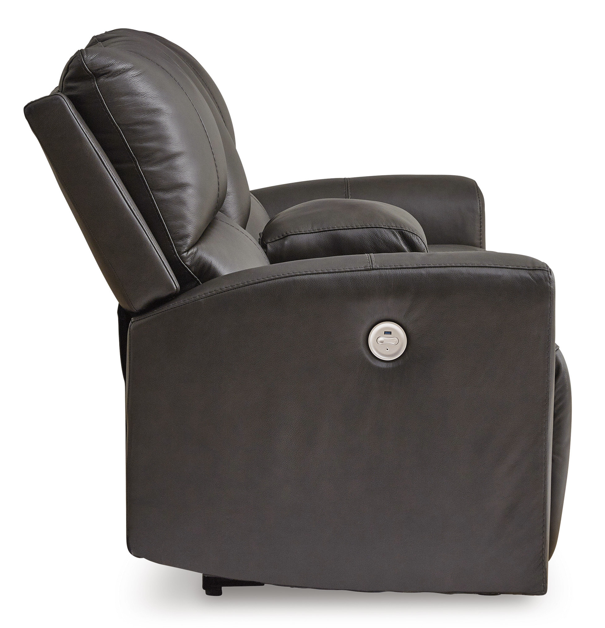 Boxmere Leather/PVC Power Reclining Living Room Set