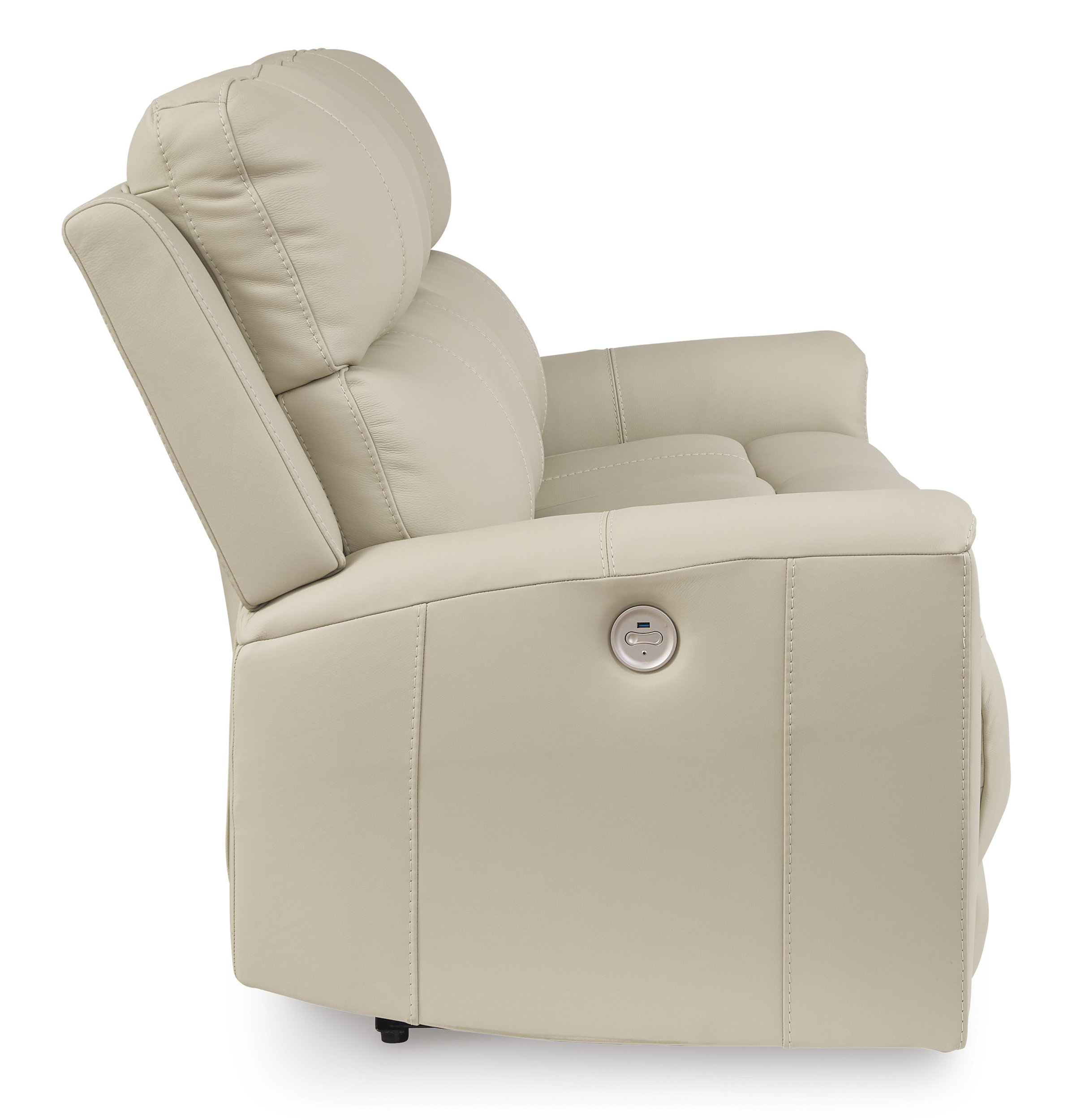 Dahlmoore Leather/PVC Power Reclining Sofa