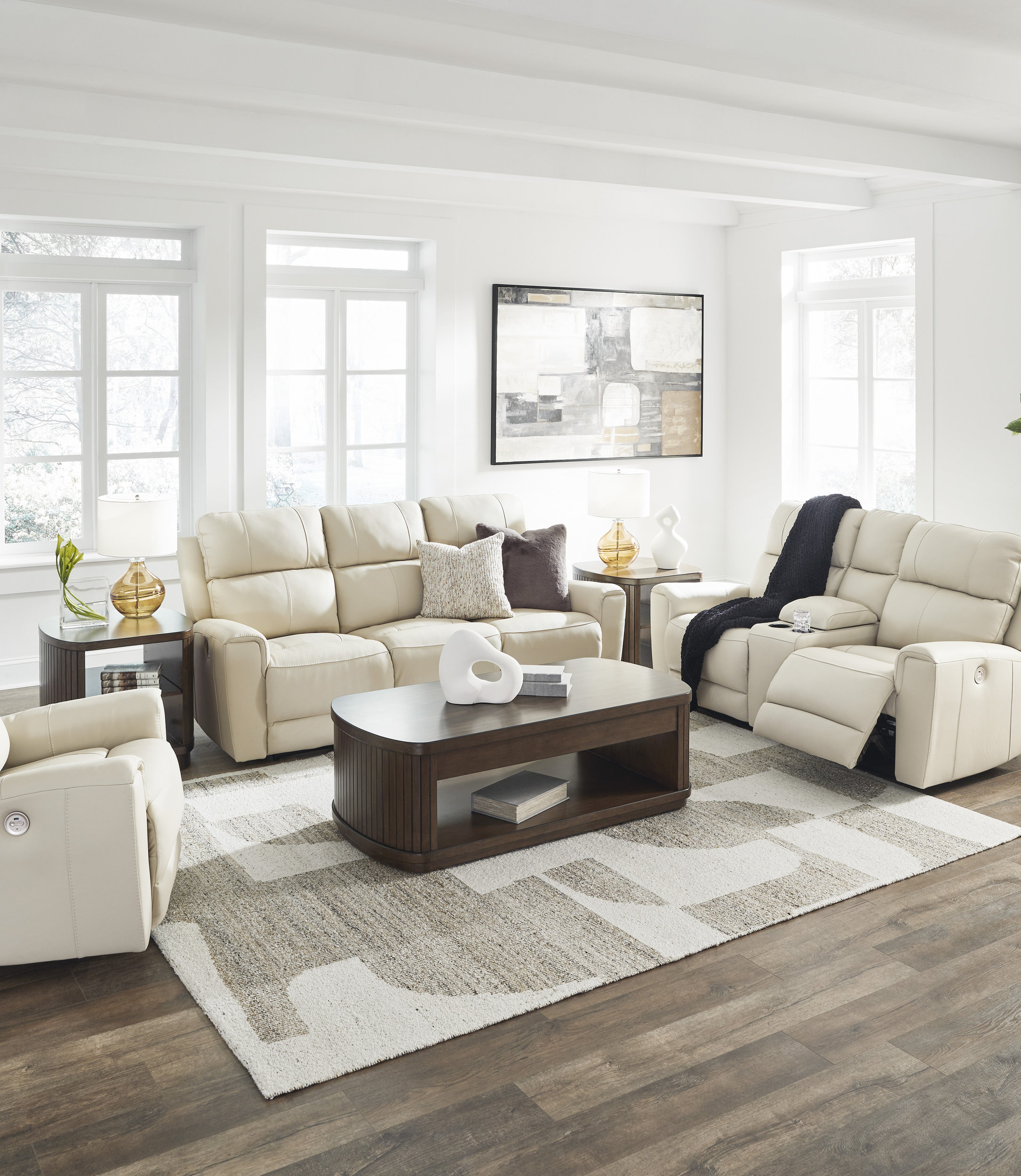 Dahlmoore Power Reclining Sofa Living Room Set 