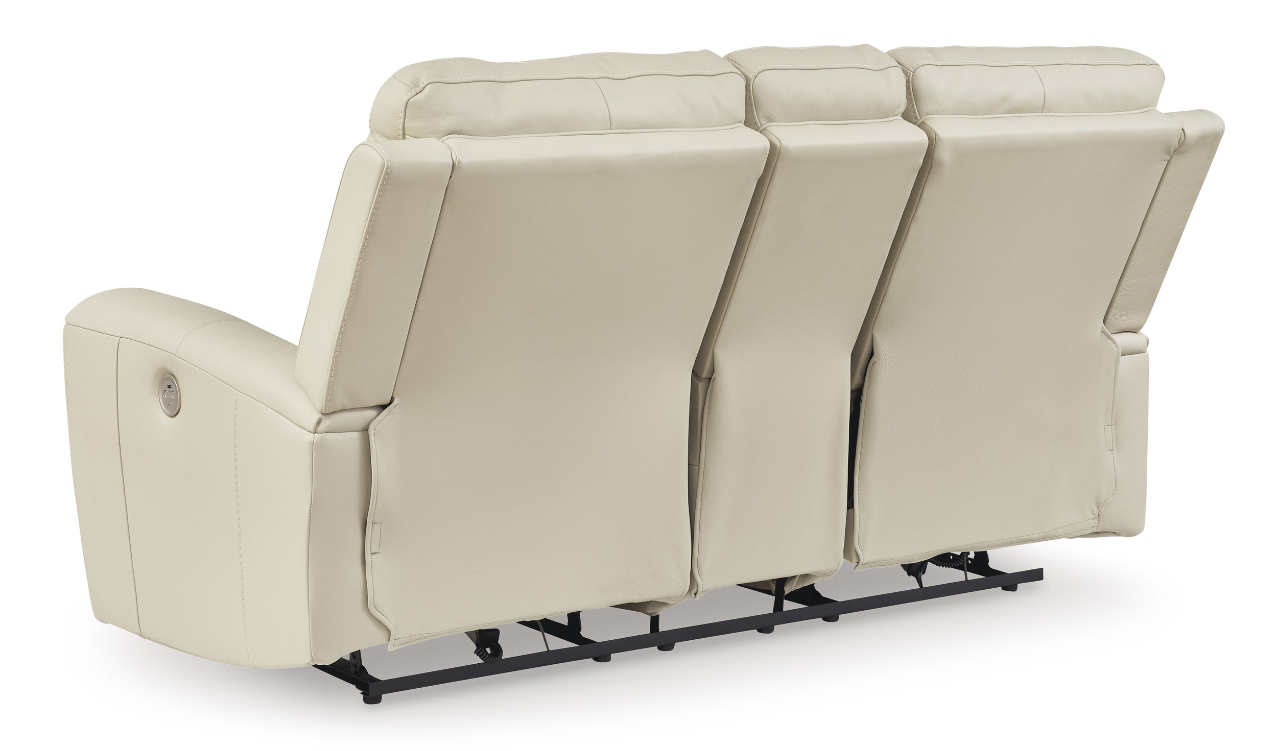 Dahlmoore Leather/PVC Power Reclining Living Room Set