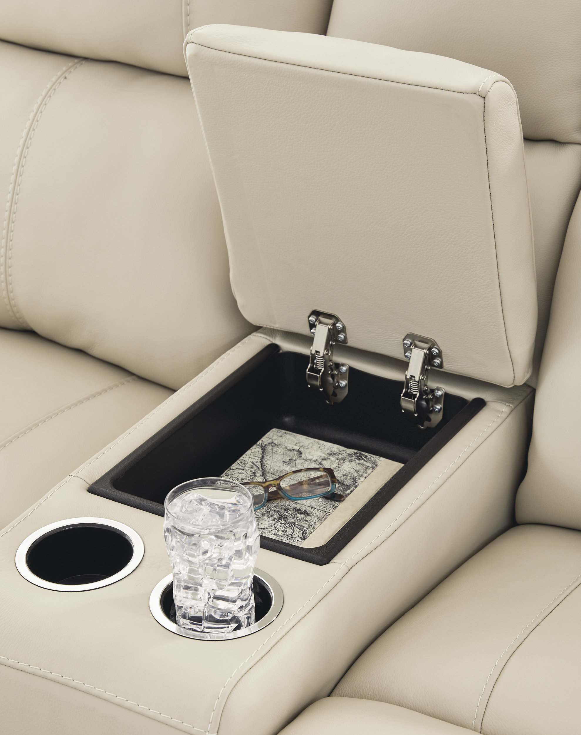 Dahlmoore Power Reclining Sofa With 2 Cup holder 