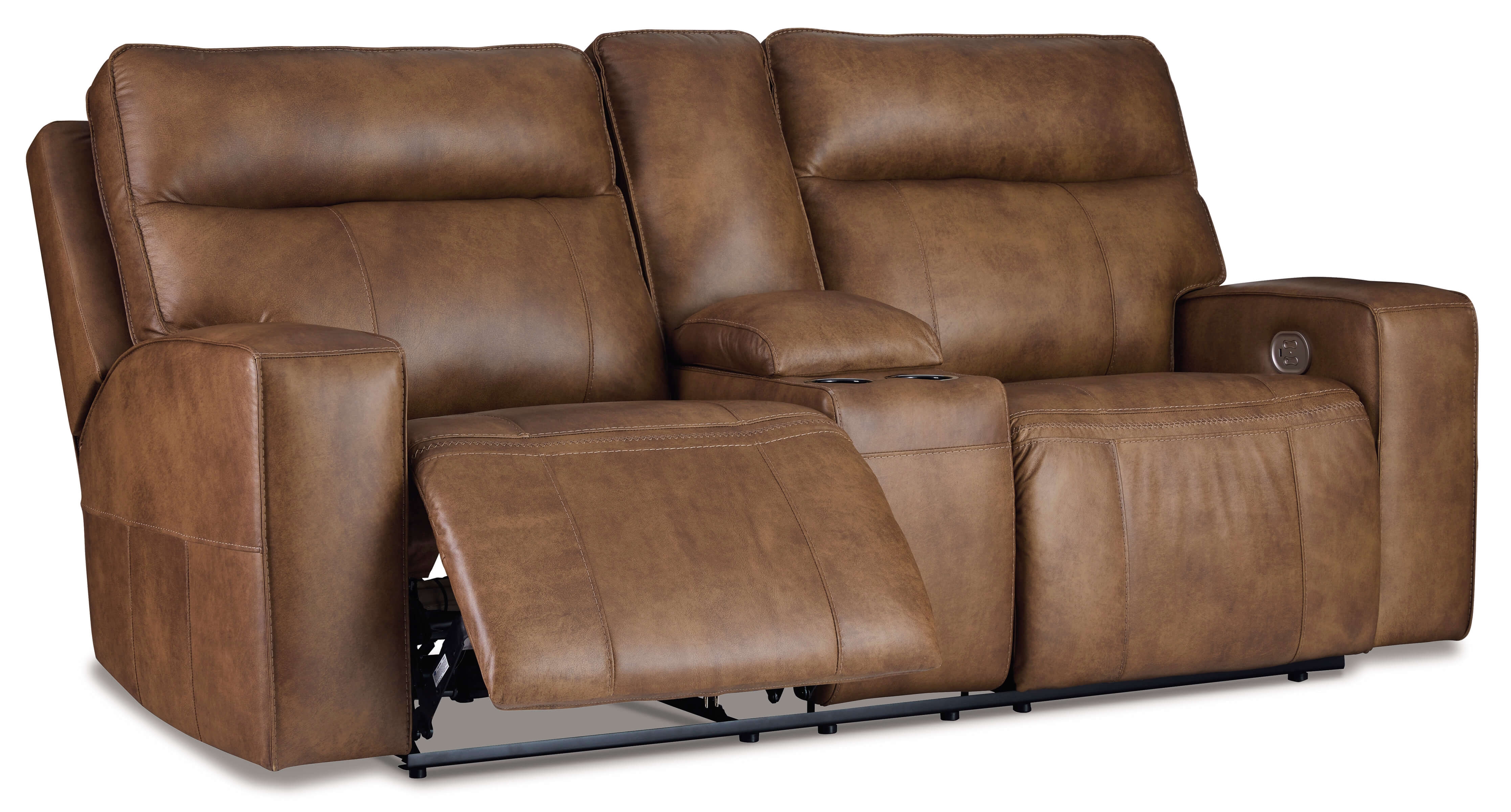 Game Plan Leather Power Reclining Living Room Set