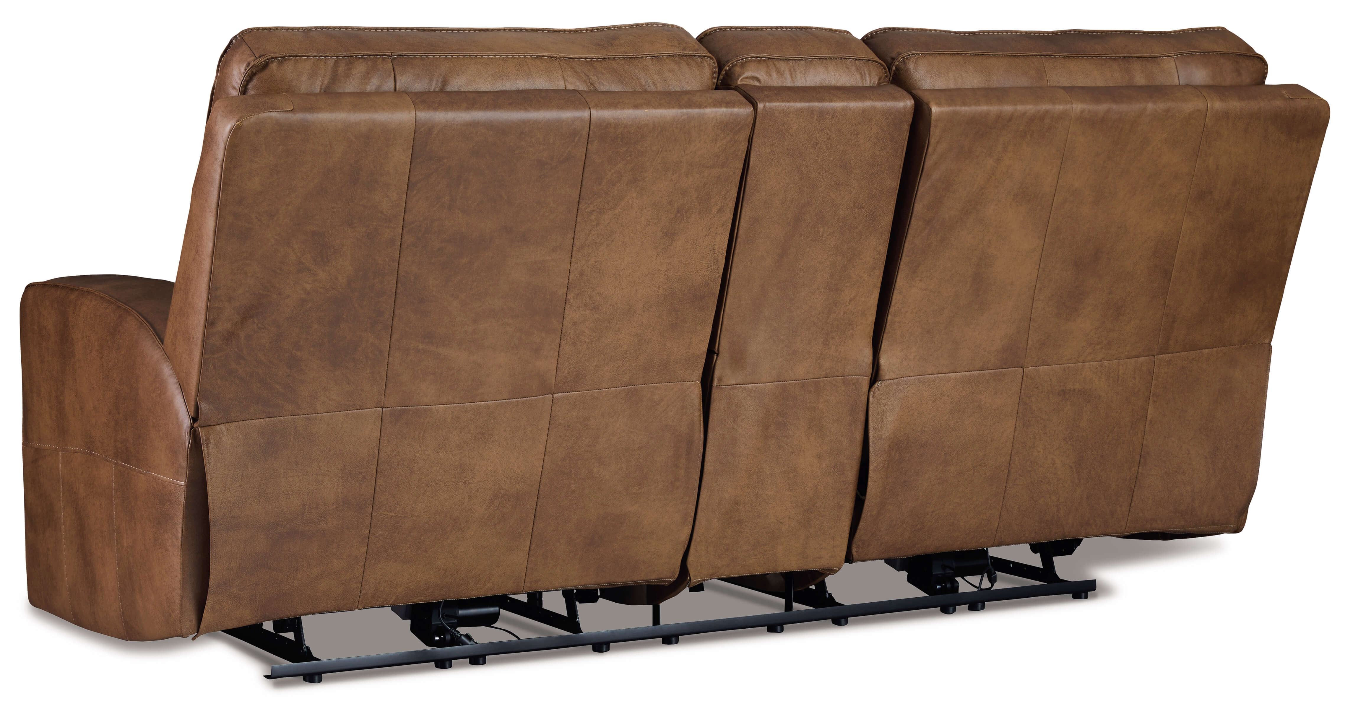 Game Plan Leather Power Reclining Living Room Set