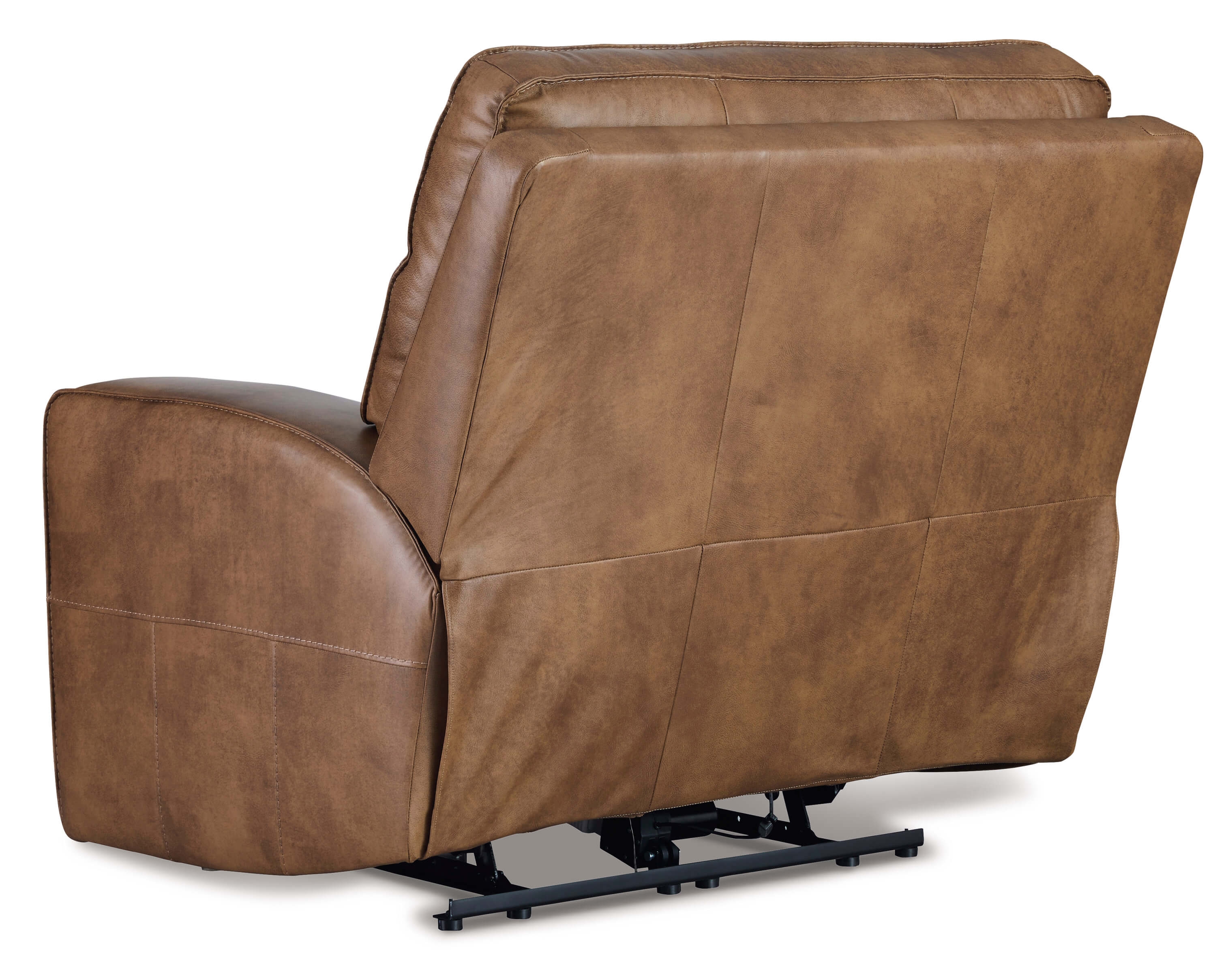 Game Plan Leather Oversized Power Reclining Chair