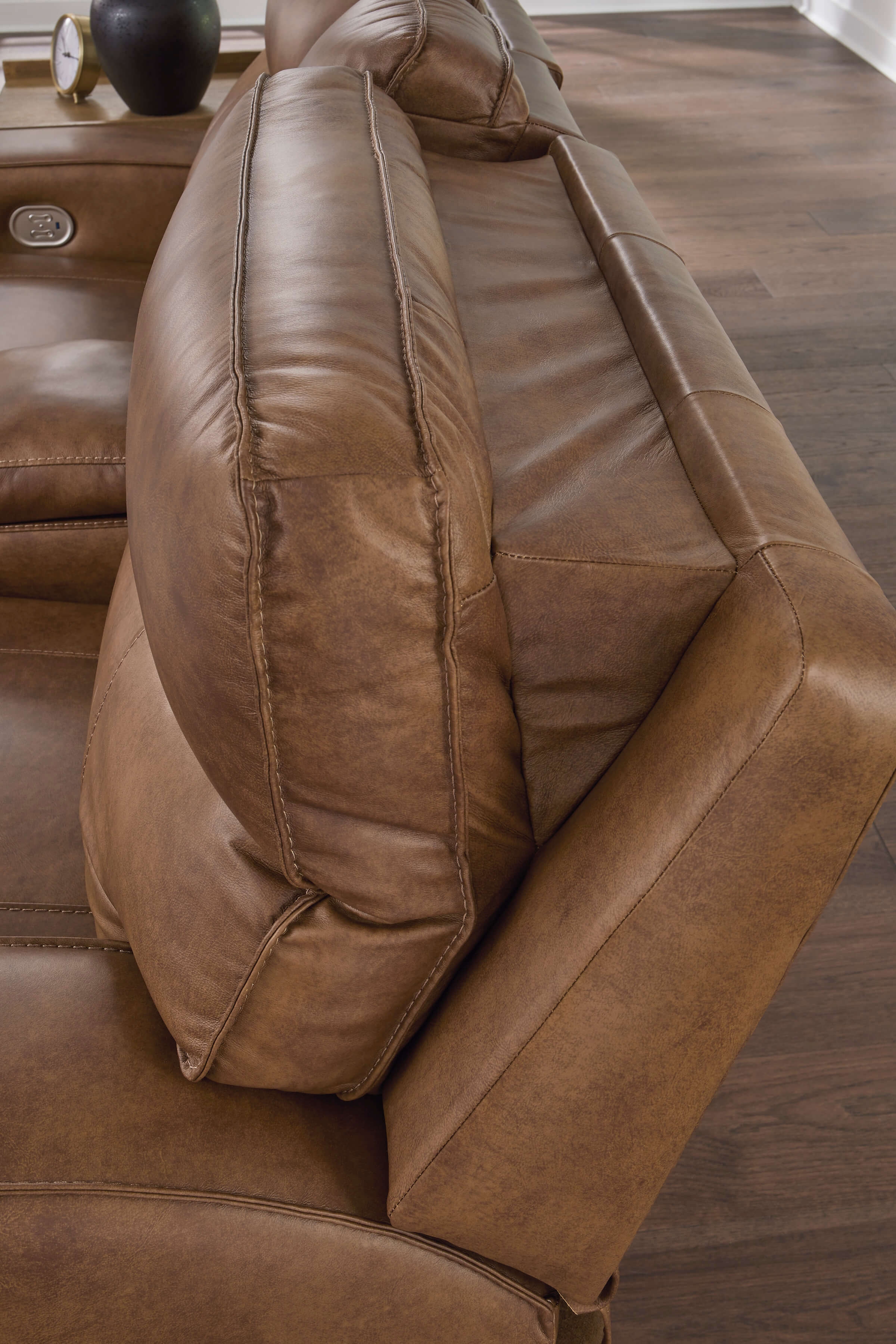 Game Plan Leather Power Reclining Living Room Set