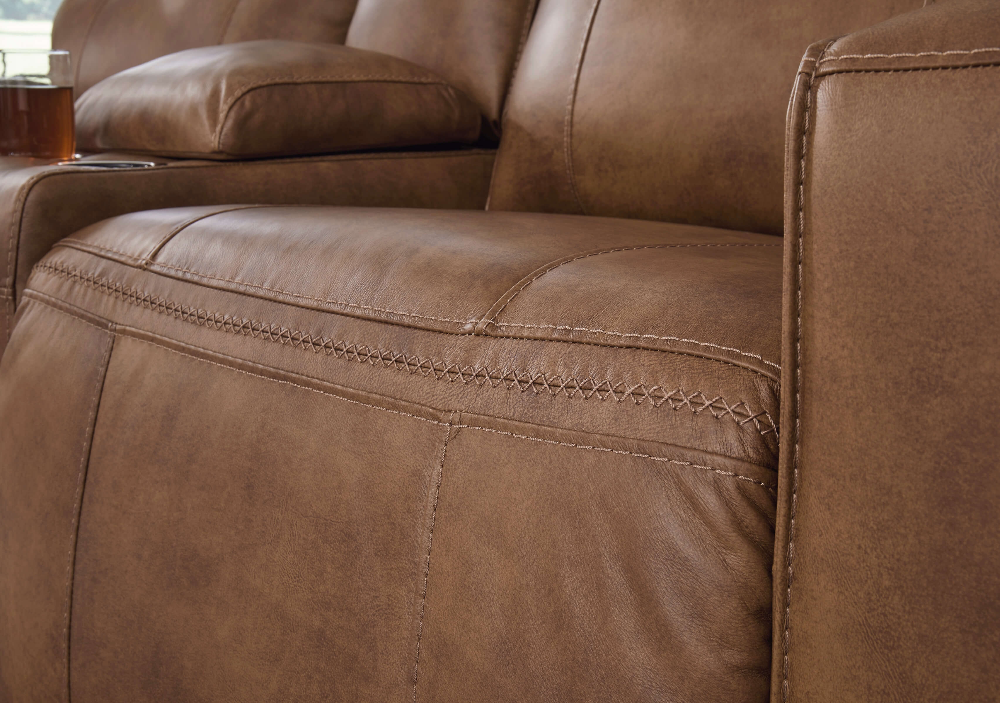 Game Plan Leather Power Reclining Living Room Set