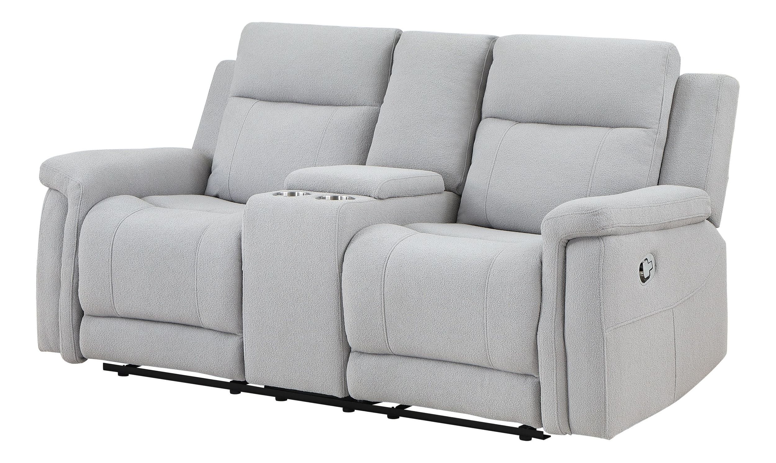 U1797 Fabric Console Reclining Loveseat