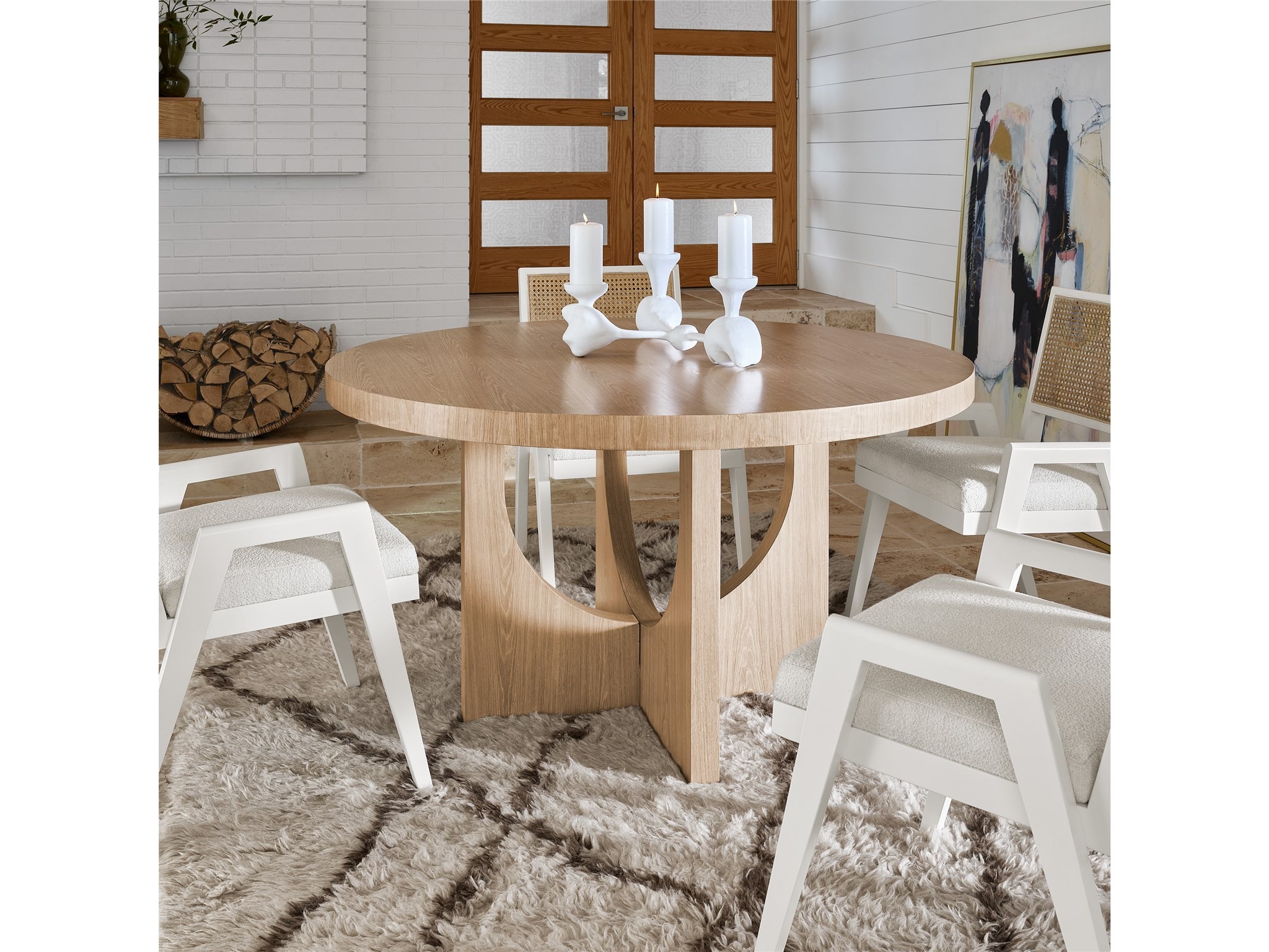 Callon Wood Round Dining Table