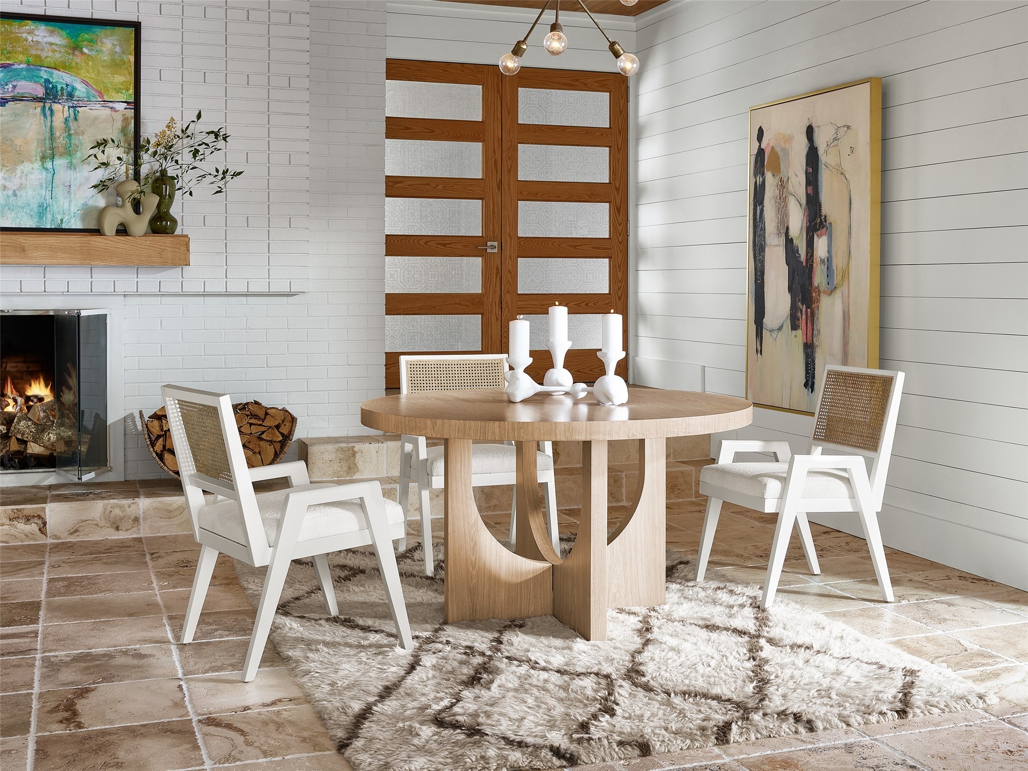 Callon Wood Round Dining Table