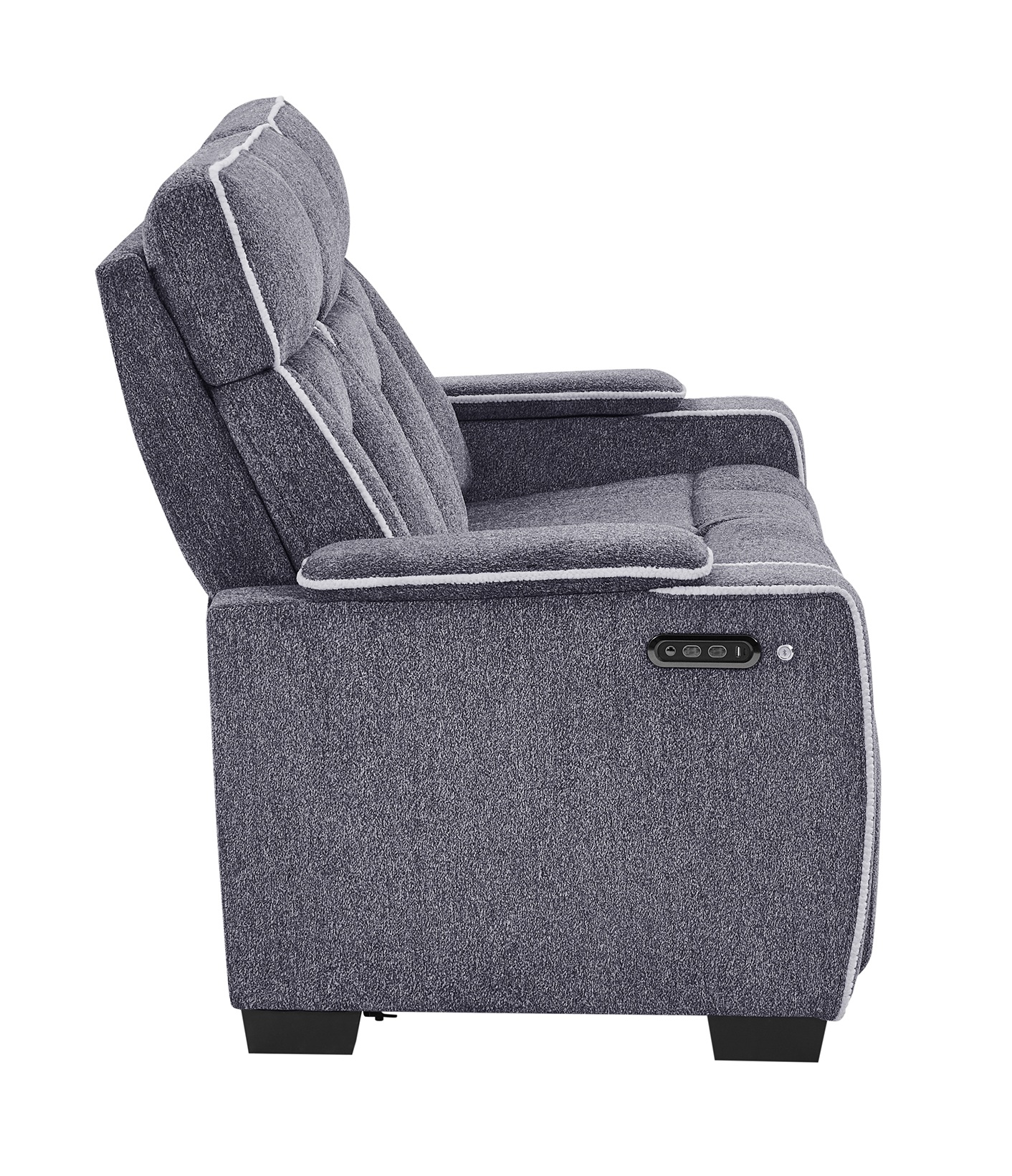 U1895 Fabric Reclining Living Room Set with LED Light