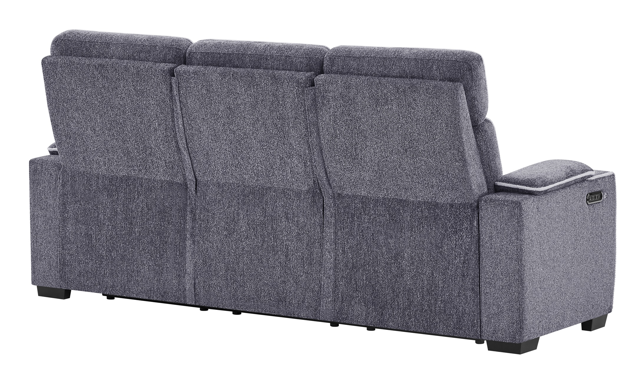 U1895 Fabric Reclining Sofa with LED Light