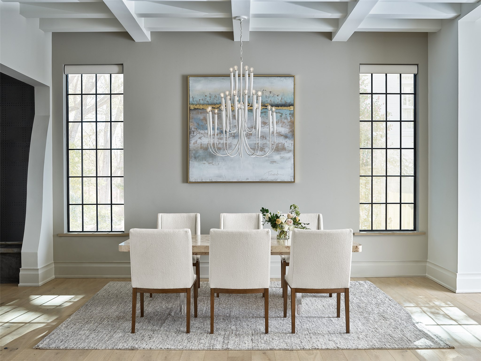 Tranquility Fabric/Wood Dining Chair