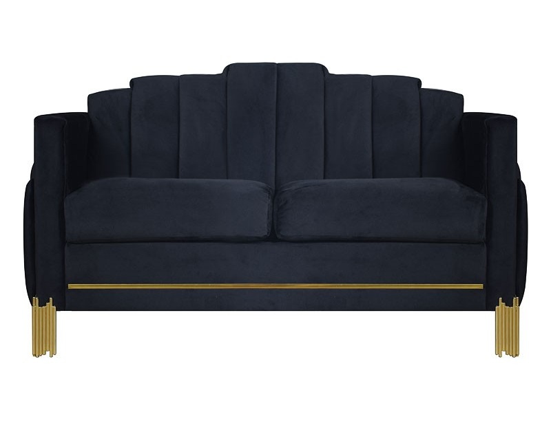 New Classic Furniture Empire Empire Lighted Loveseat-black