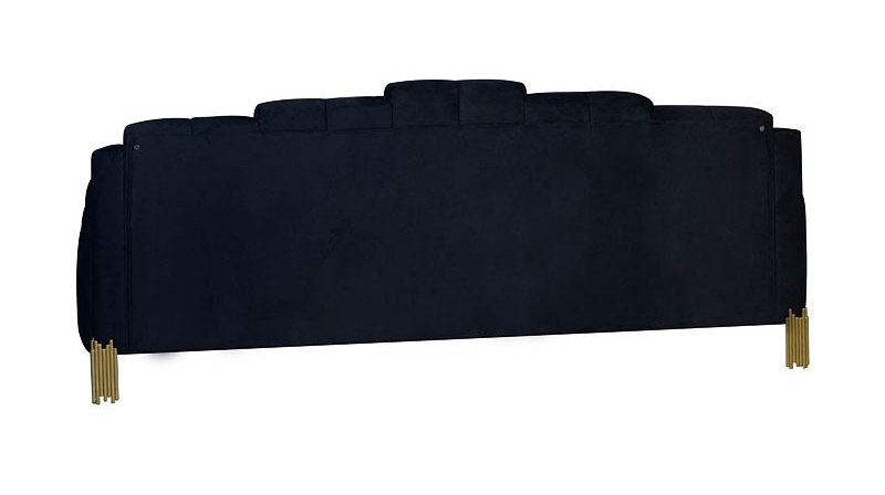 SM Empire Velvet Living Room Set w/Light