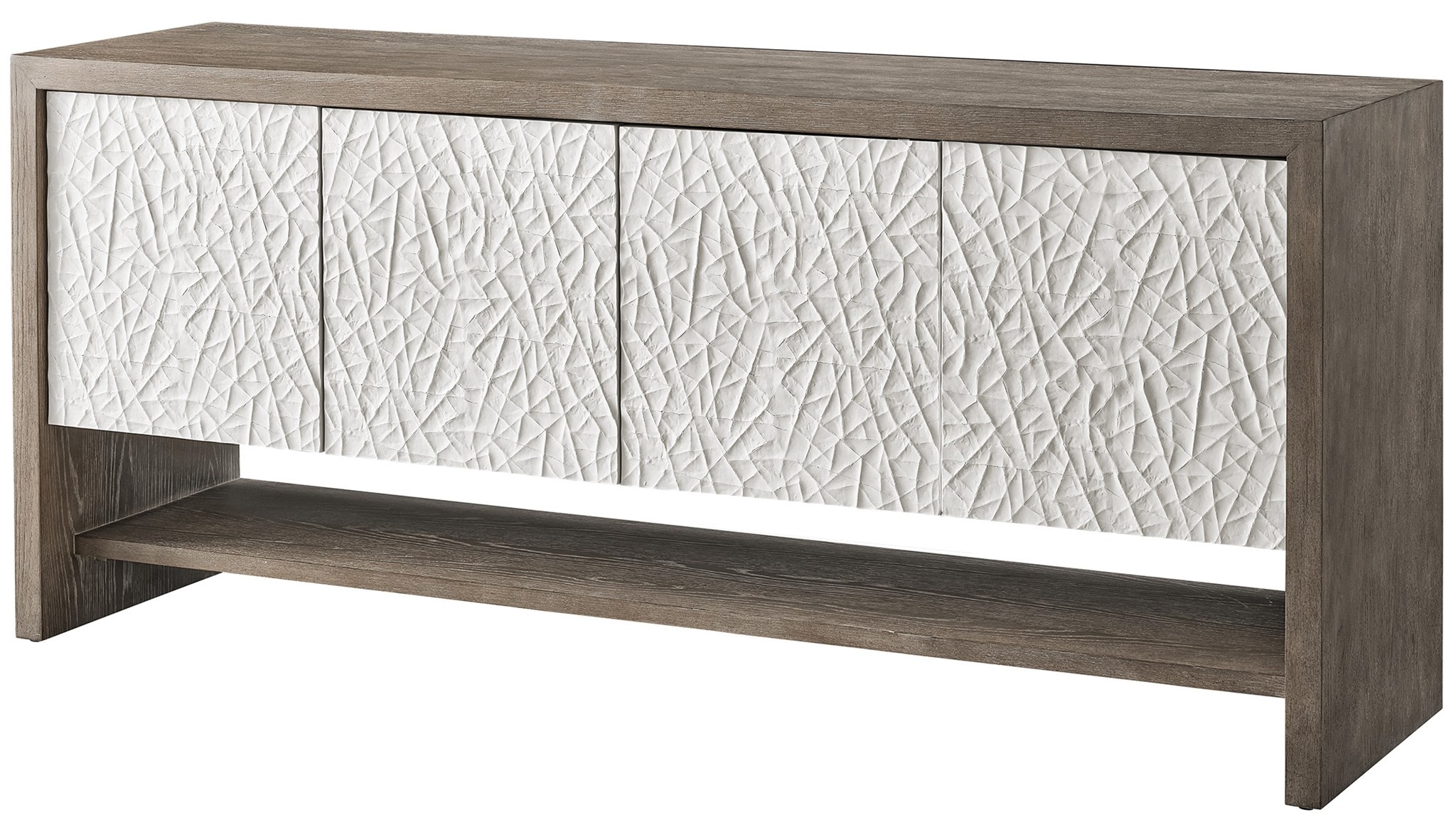 San Roque Wood Console Table w/4 Doors