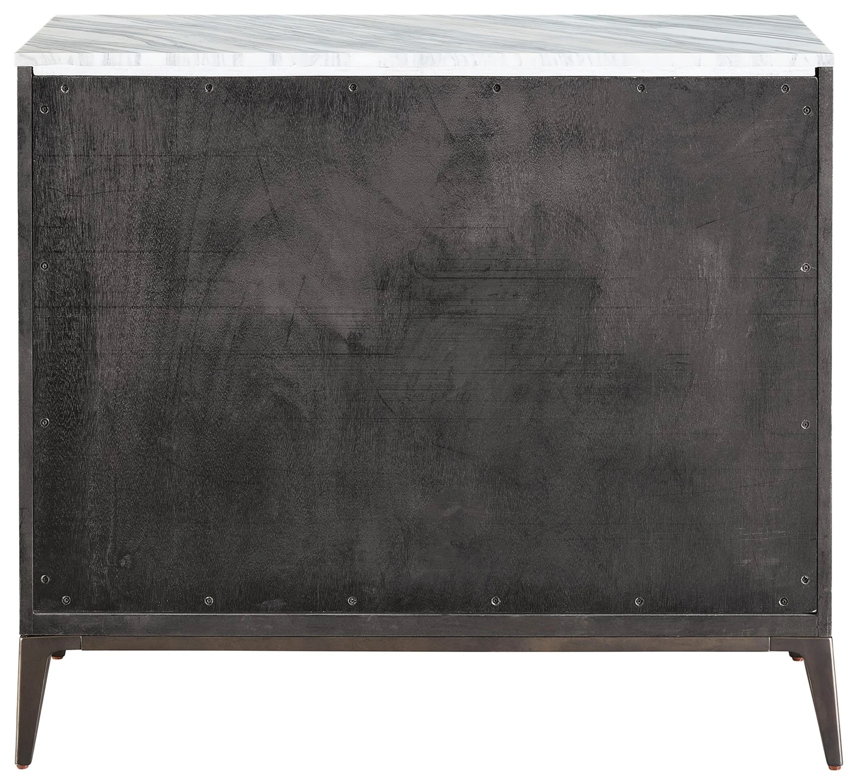 Montecito Marble/Wood Accent Chest w/2 Doors