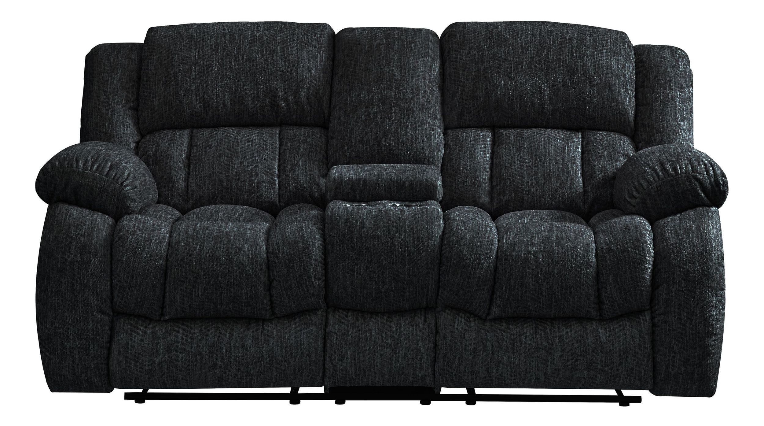 U250 Fabric Console Reclining Loveseat