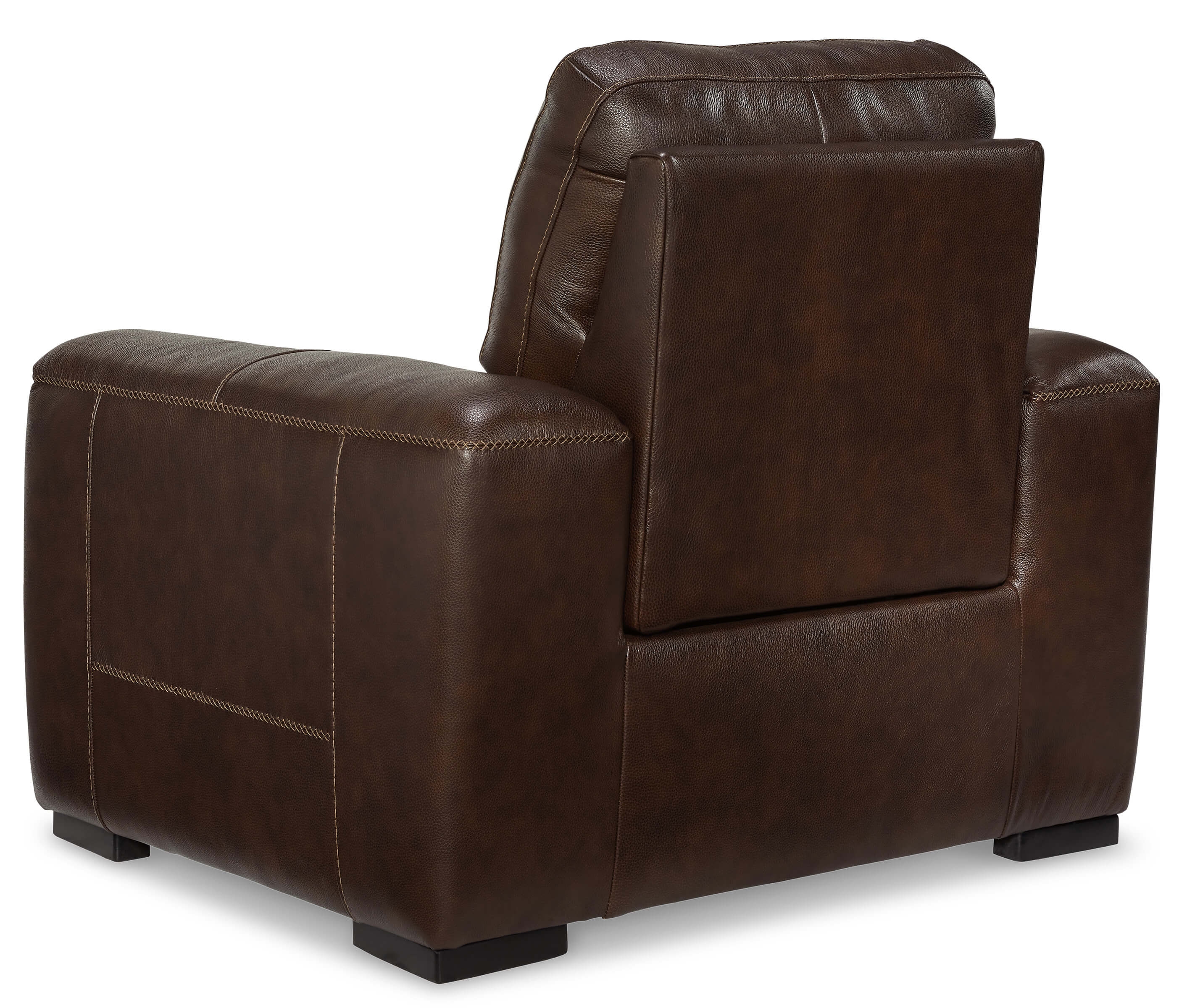 Ashley Alessandro Power Walnut Reclining Back