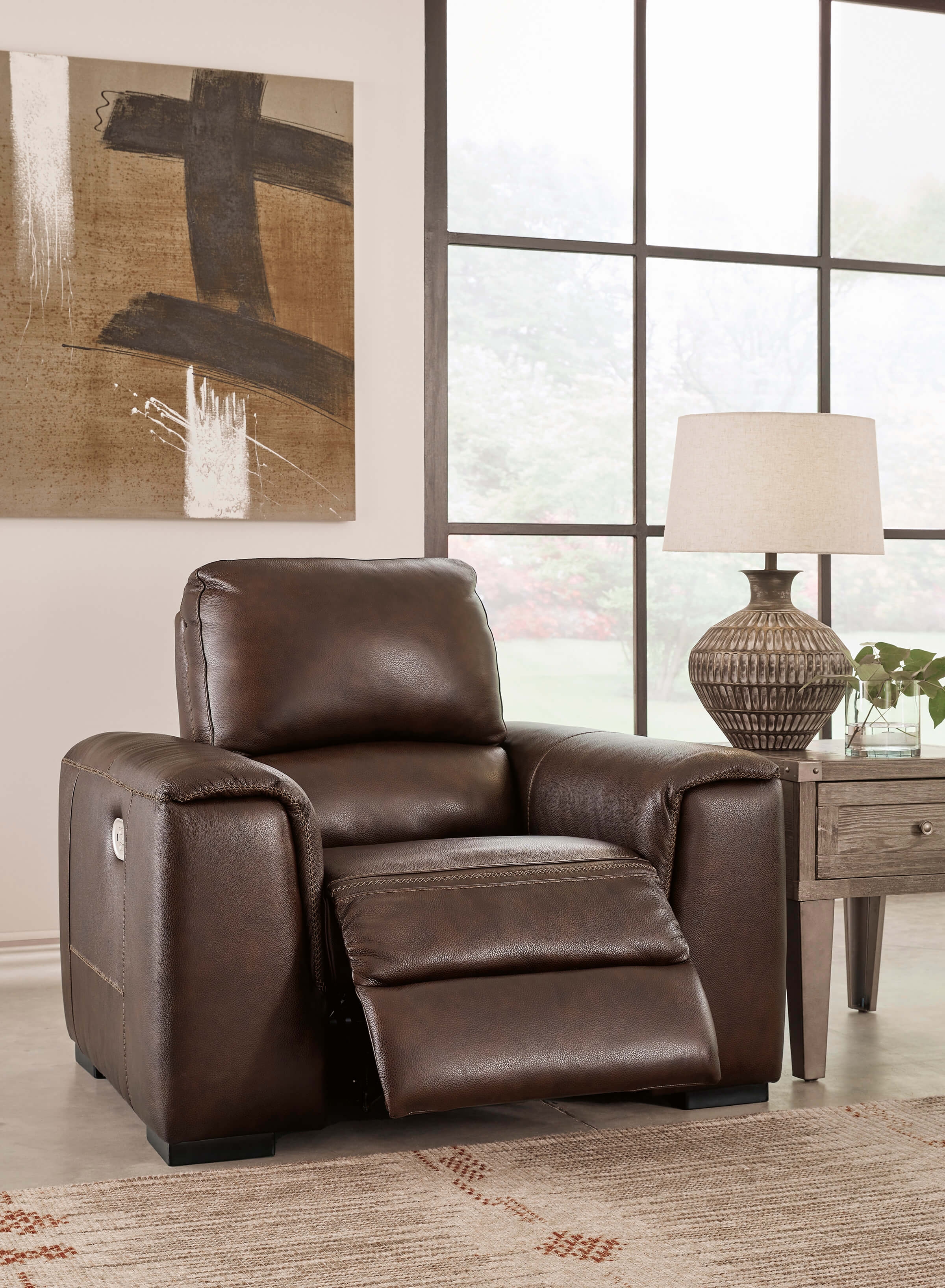 genuine leather sofa