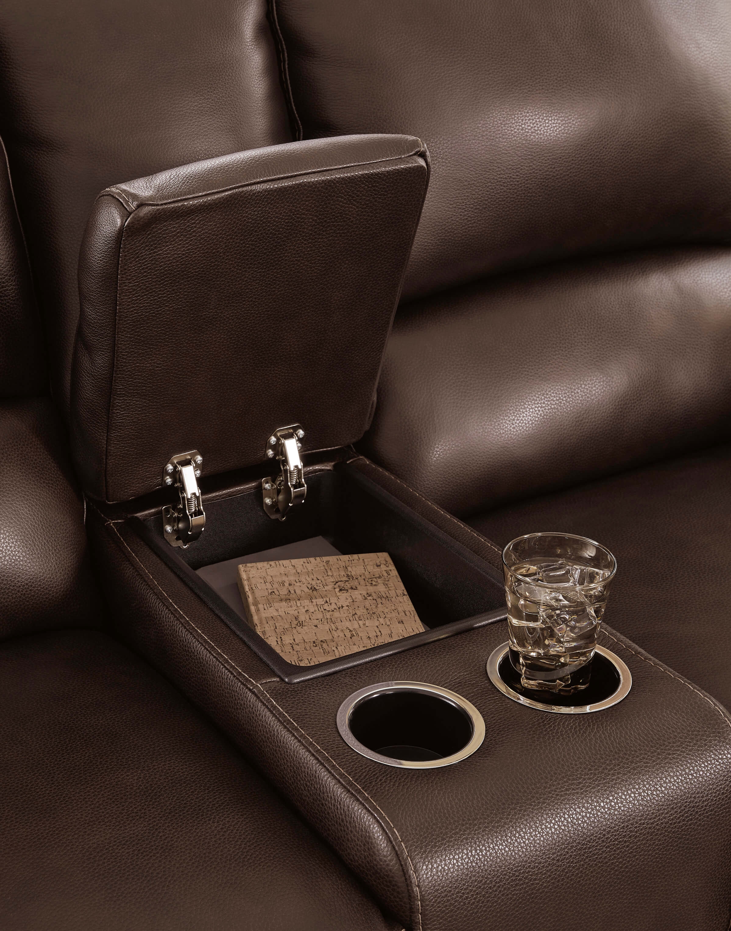genuine leather couch