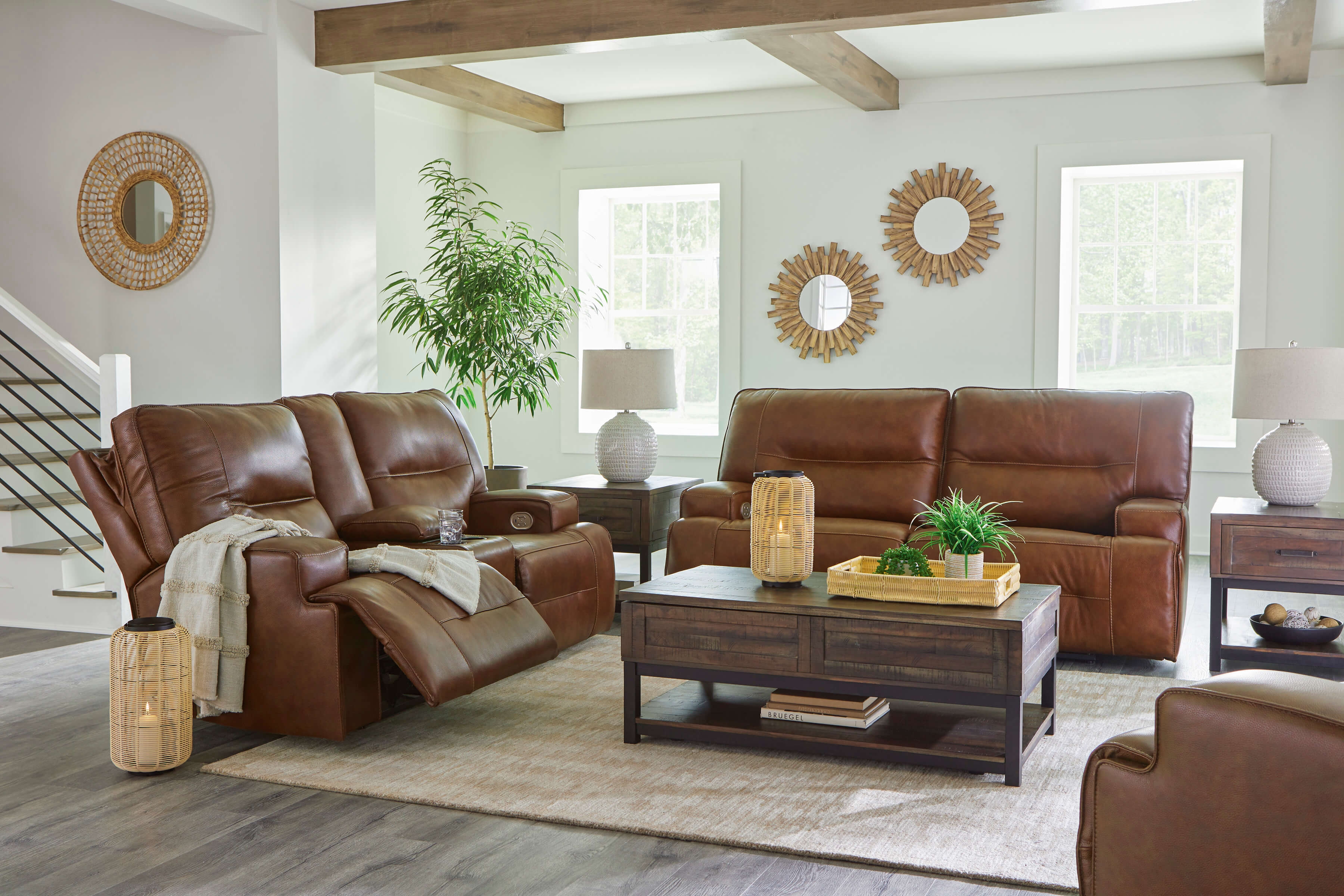 Ashley Francesca Power Recliner Living Room Set