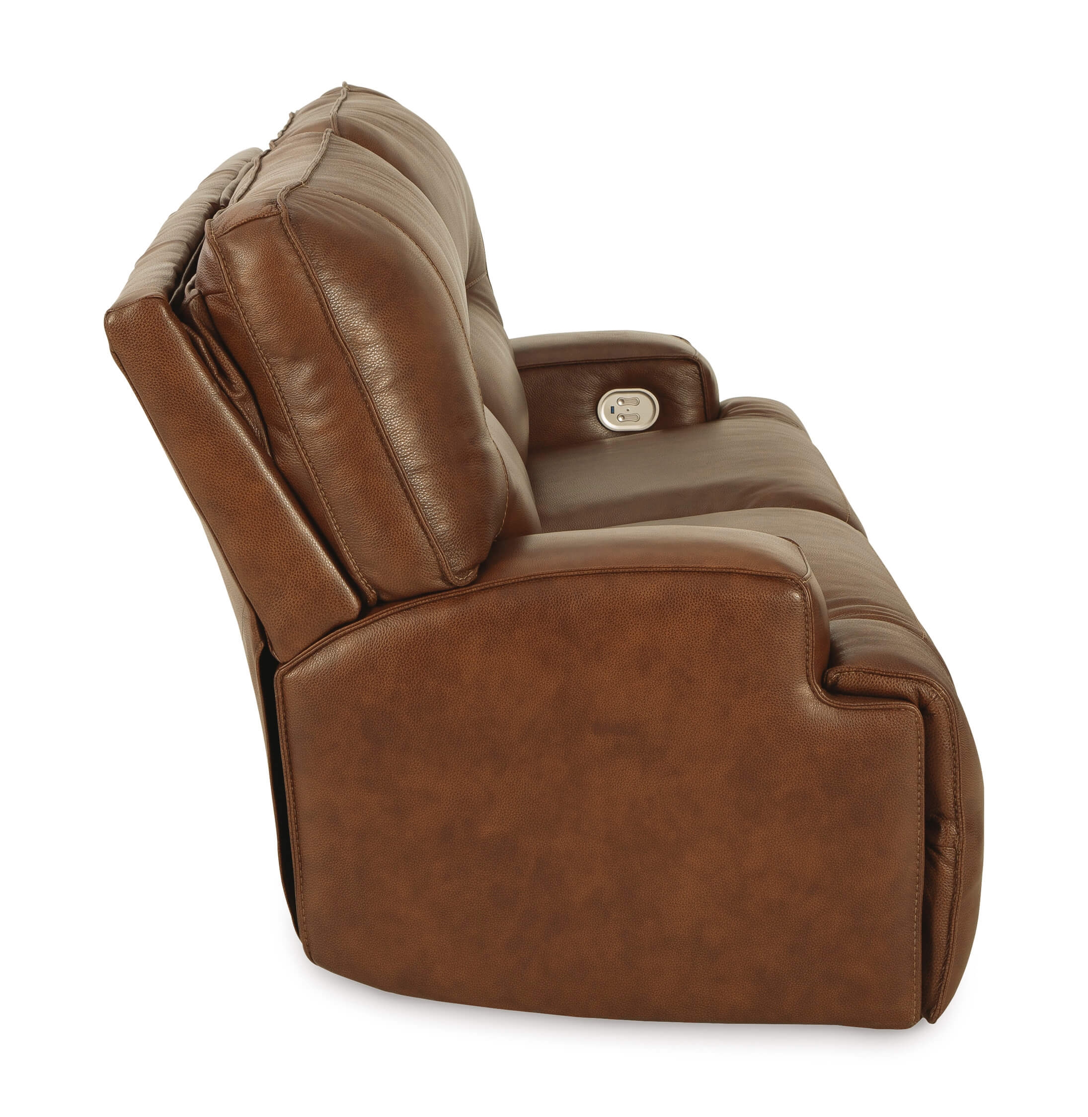Ashley Francesca Leather Sofa Side