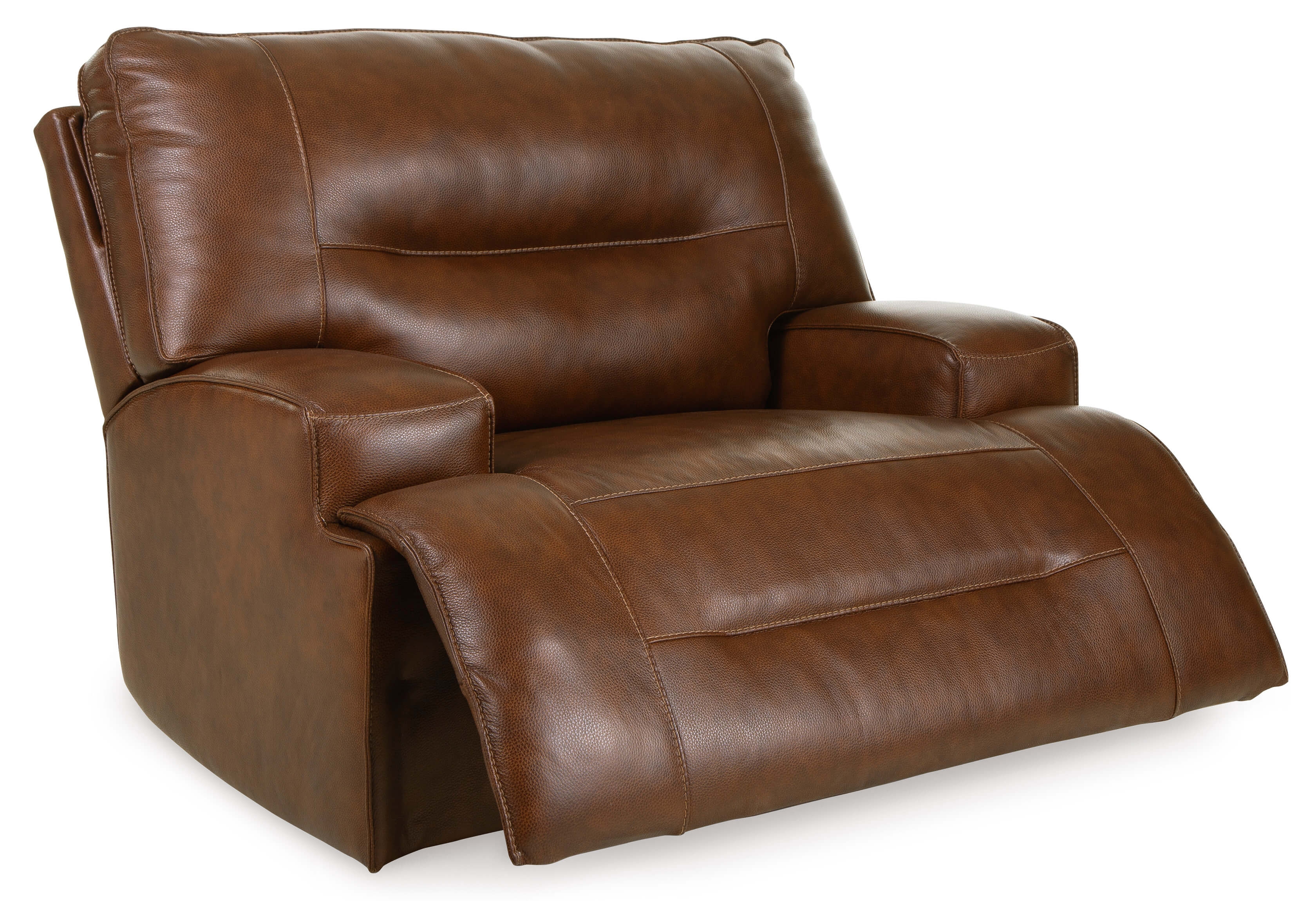 Francesca Auburn Leather Power Reclining Chair