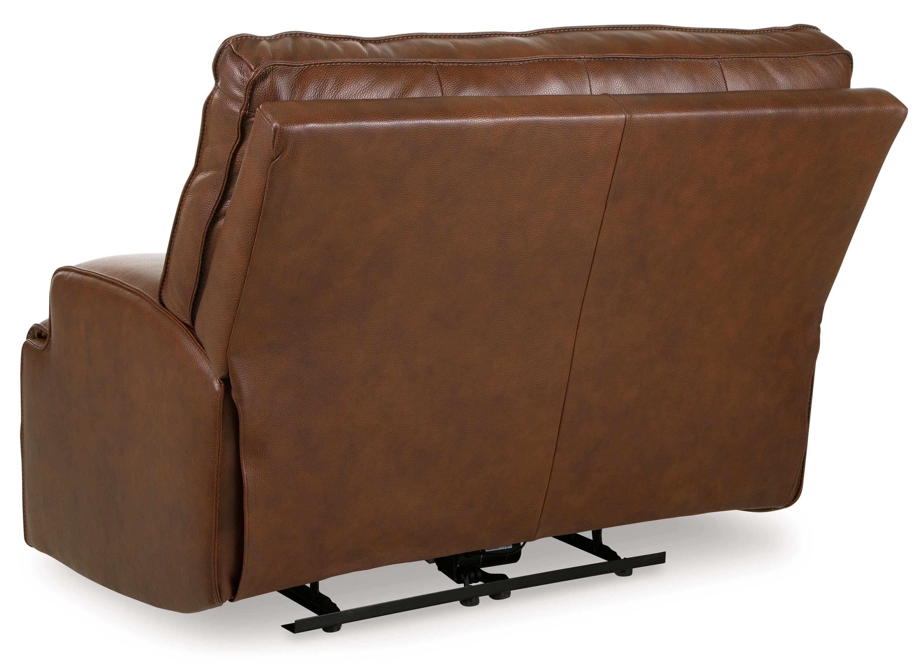 Francesca Auburn Leather Recliner Back by Ashley