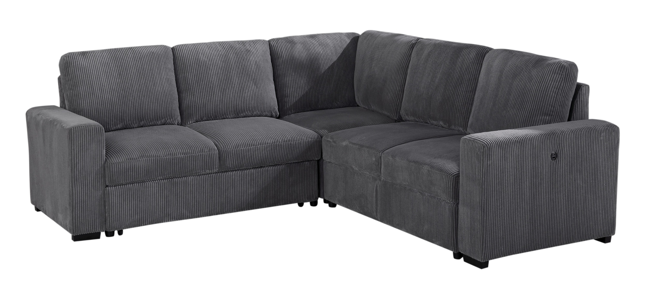 U2660 Fabric L-Shape Sectional Sofa
