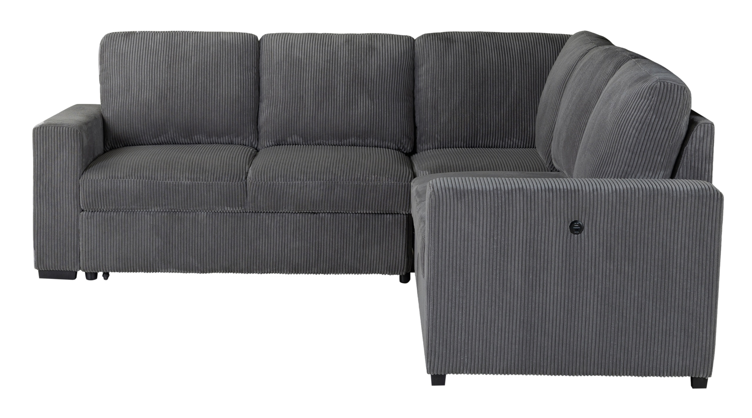 U2660 Fabric L-Shape Sectional Sofa