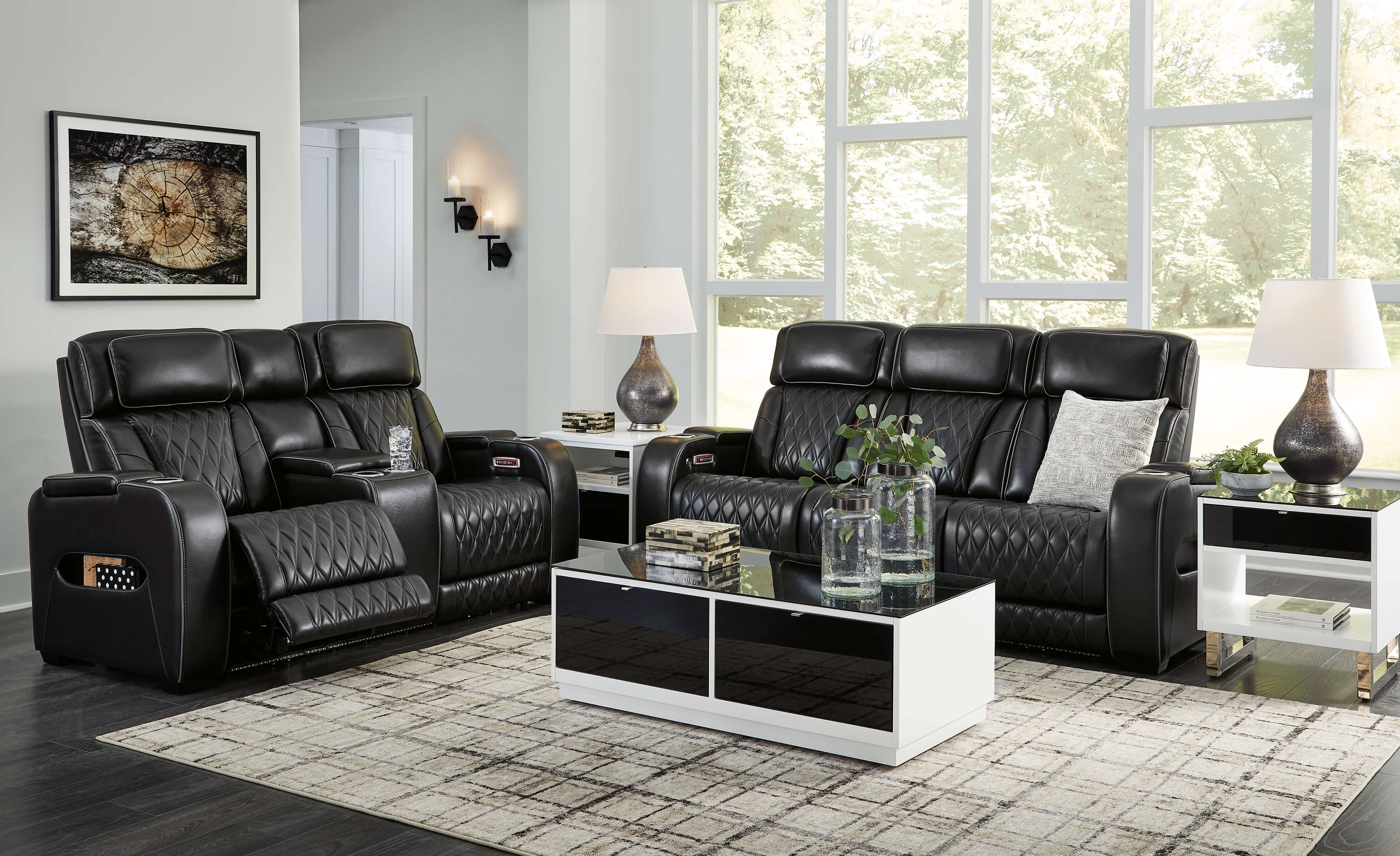 Boyington recliner sofa with heat and massage