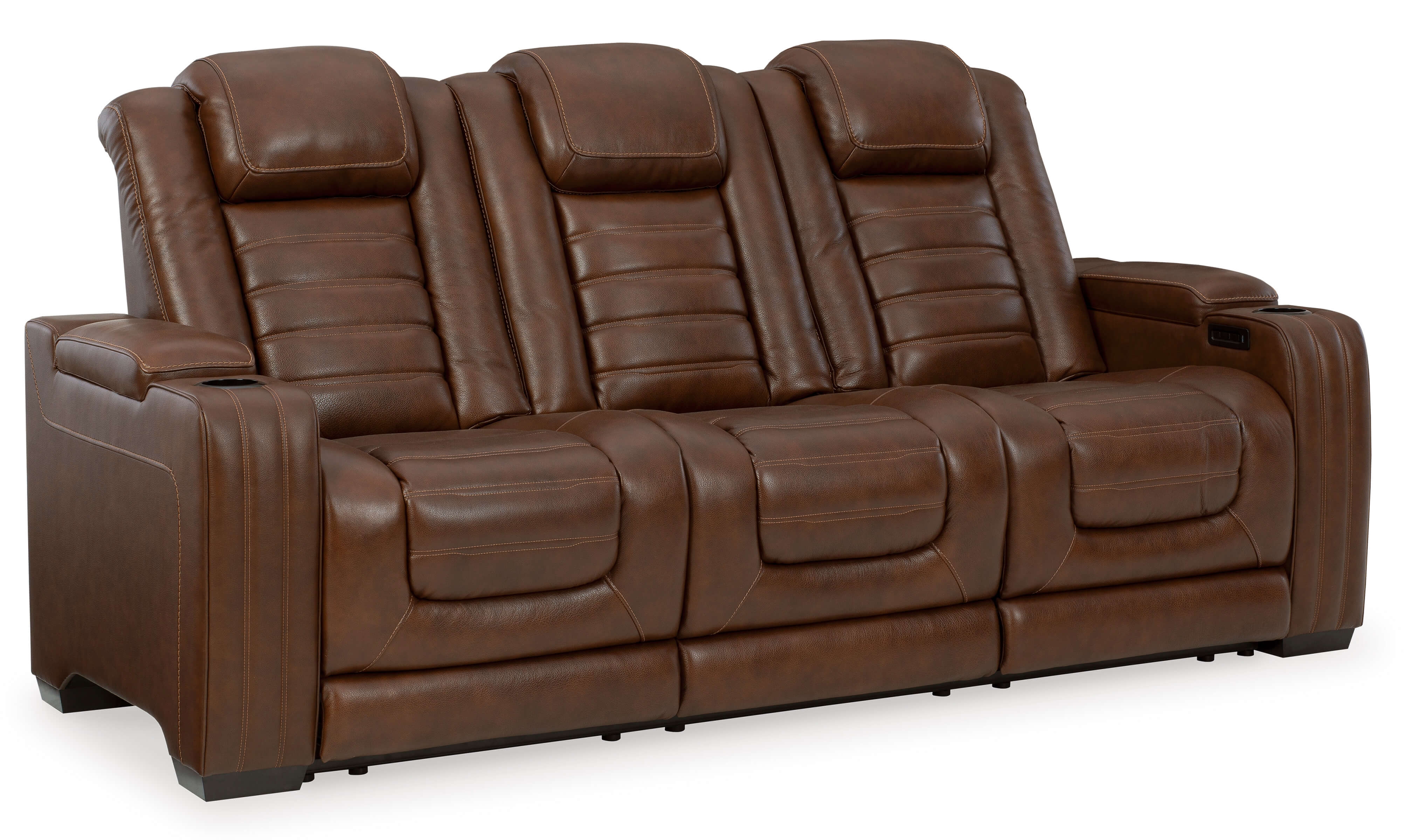 ashley backtrack power reclining sofa side