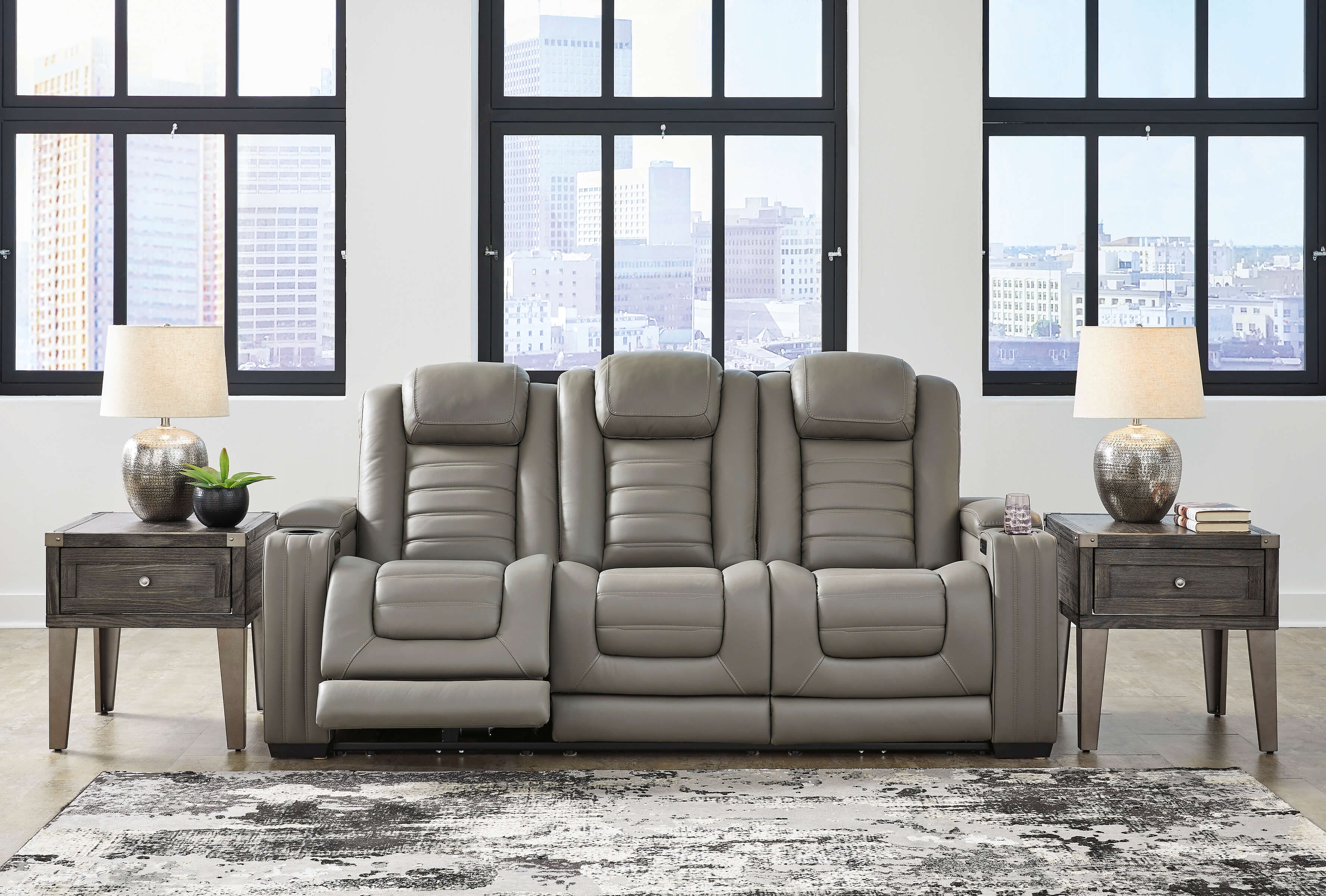 Backtrack Leather Power Reclining Sofa