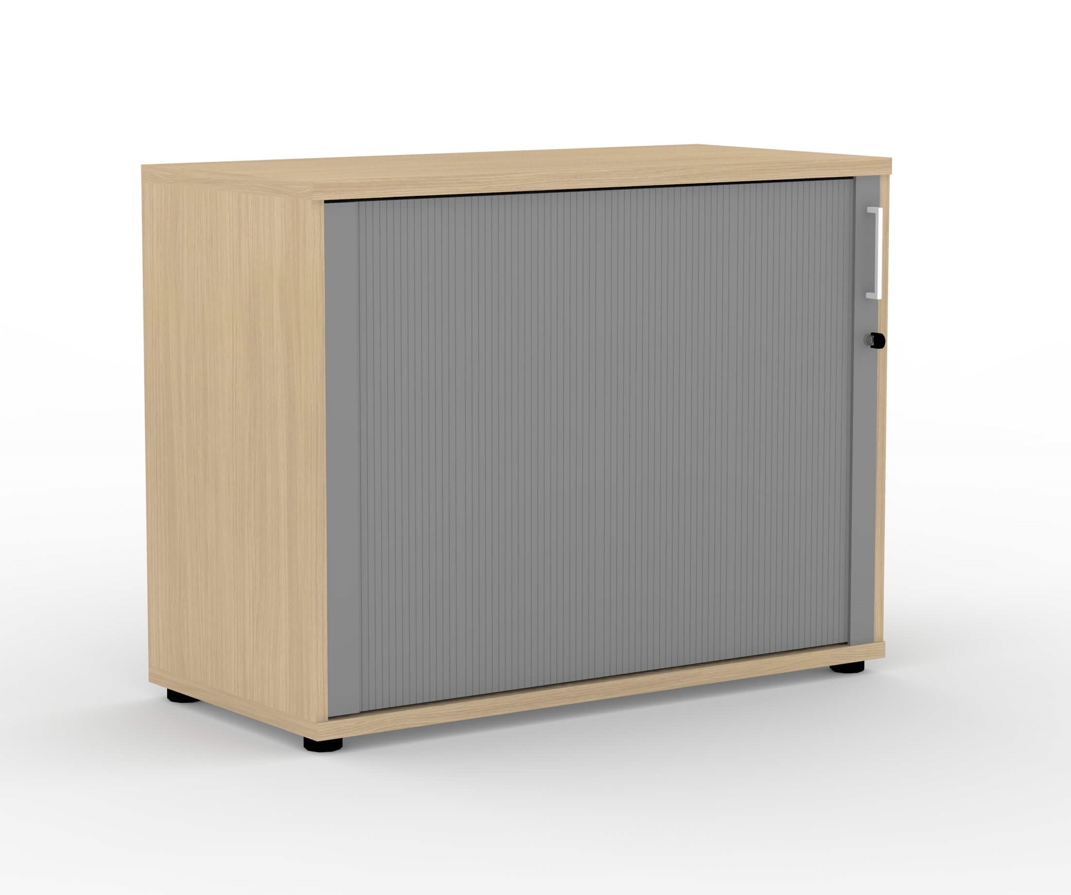 Uni Plus H29.7" Office Cabinet w/Tambour Lockable Door