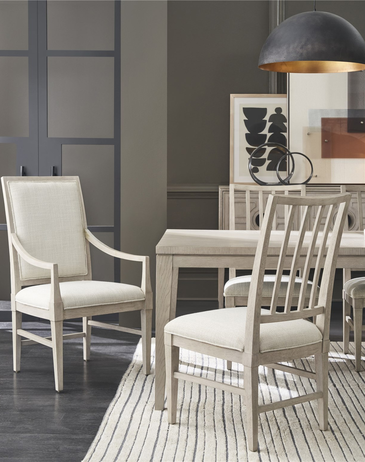 Coalesce Fabric/Wood Upholstered Arm Chair