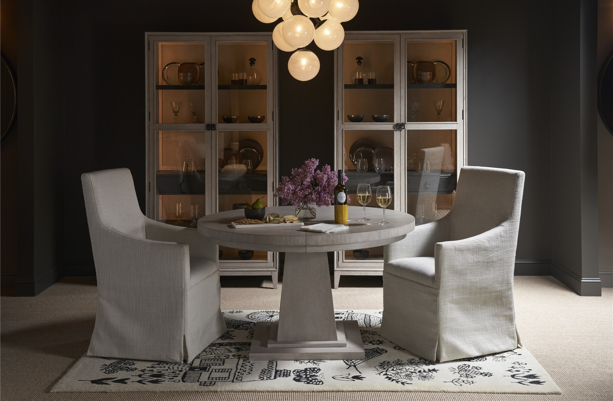 Manning Fabric Slip Covered Chair