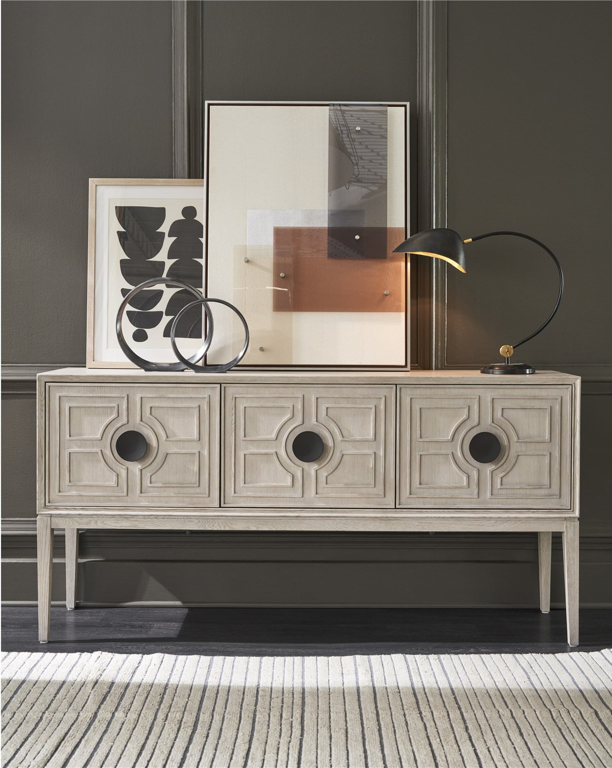 Madden Wood Sideboard w/3 Doors & 2 Drawers