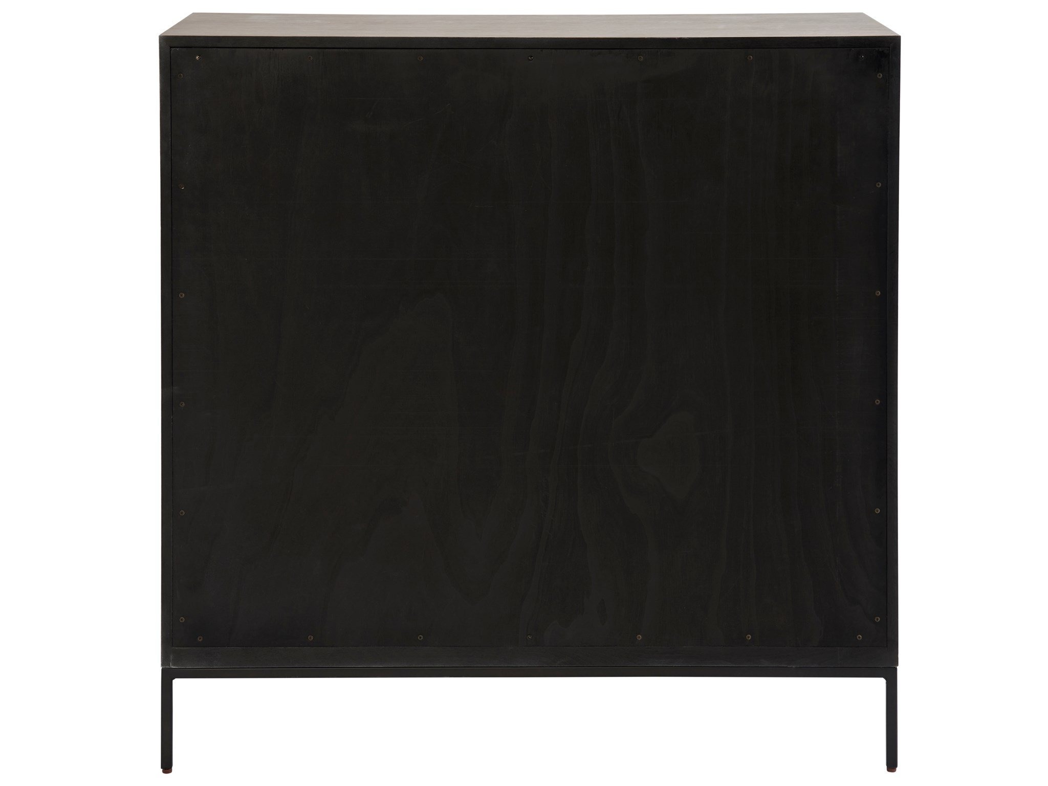 Odessa Wood/Faux Linen Bar Cabinet w/2 Doors & 3 Drawers