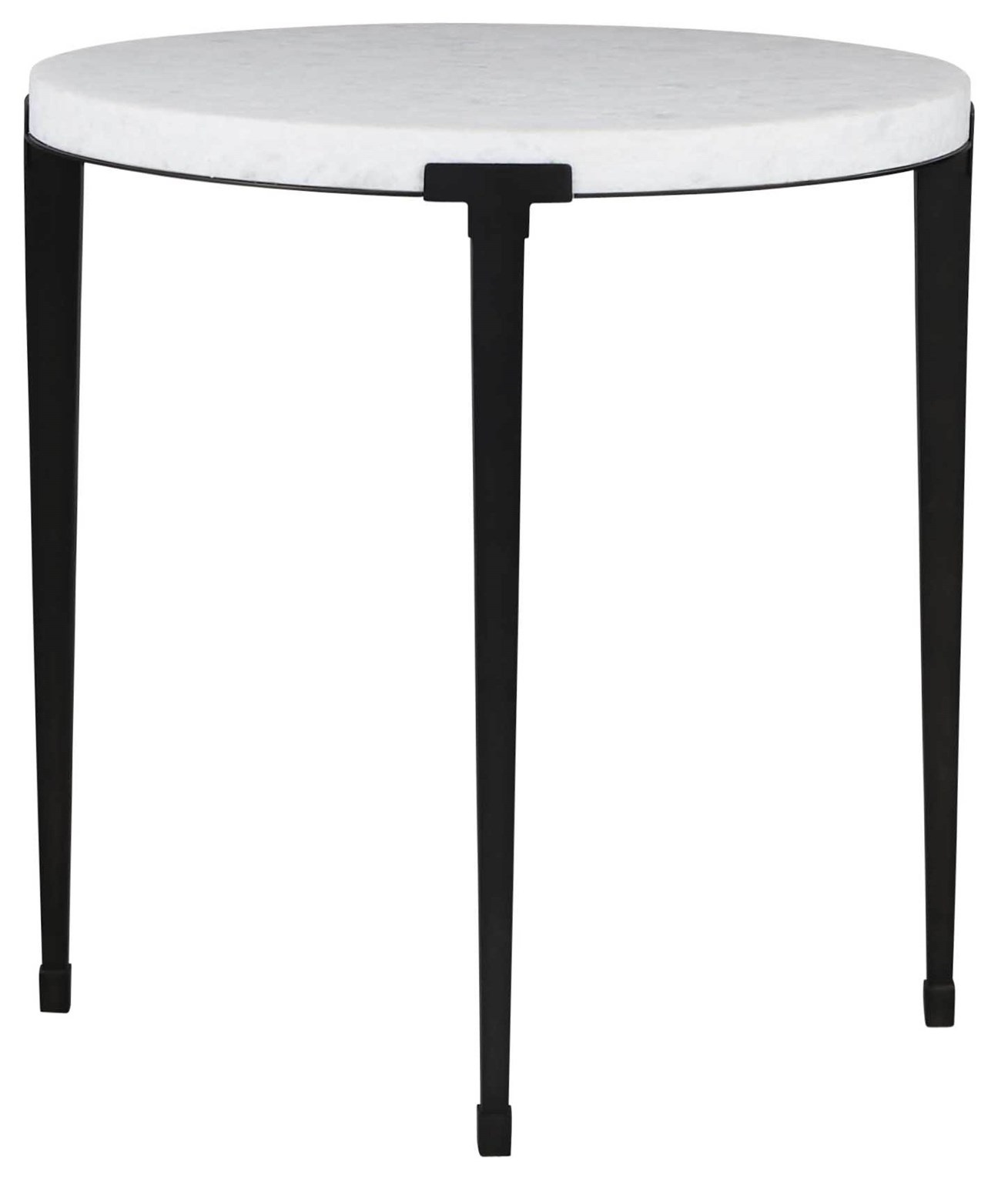 Floyd Marble/Metal Round End Table
