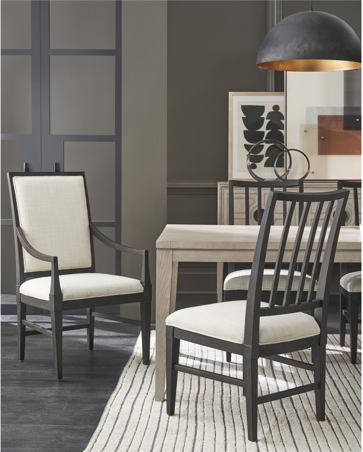 Coalesce Fabric/Wood Upholstered Arm Chair