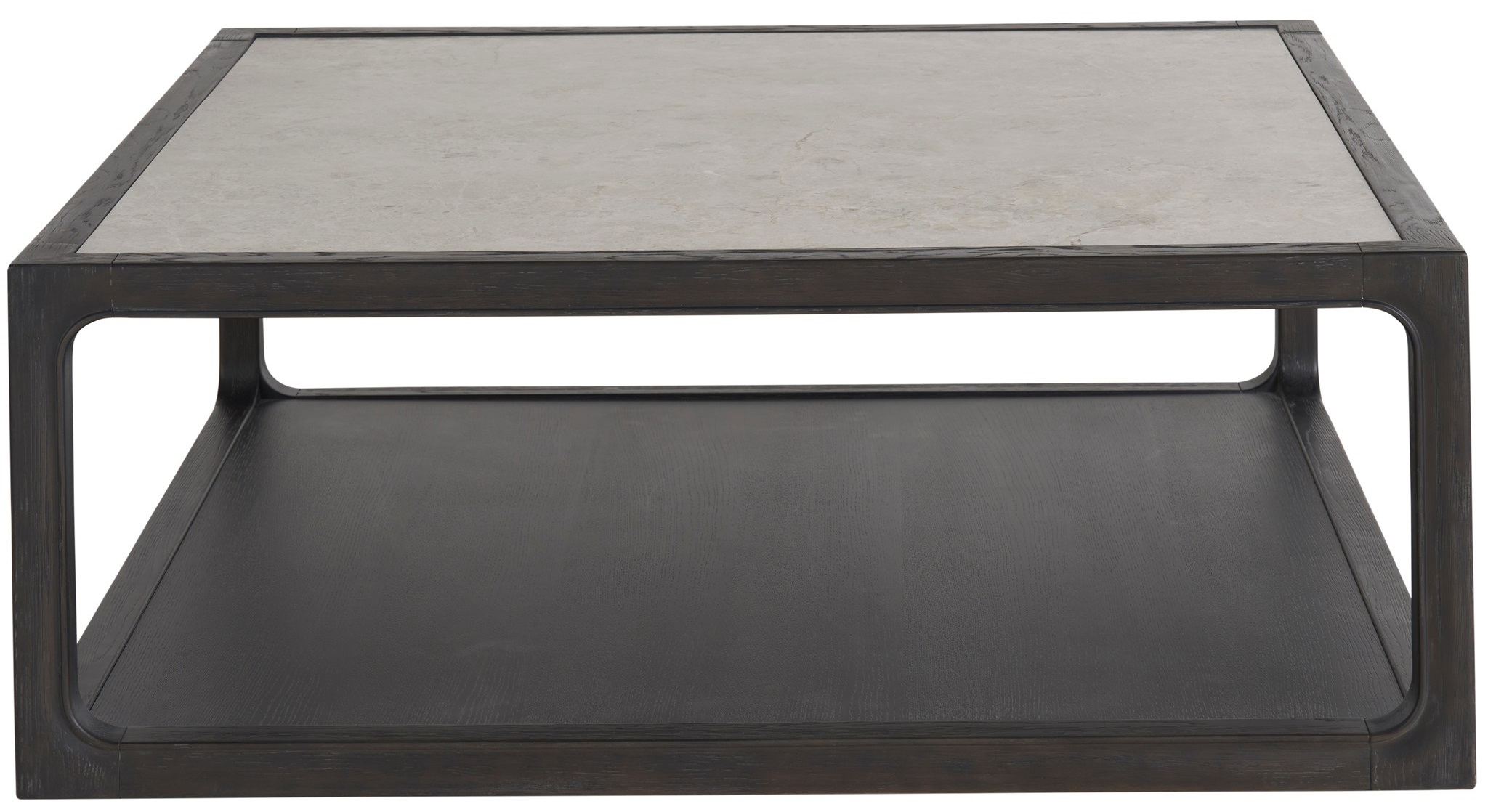Halen Stone/Wood Sqaure Coffee Table