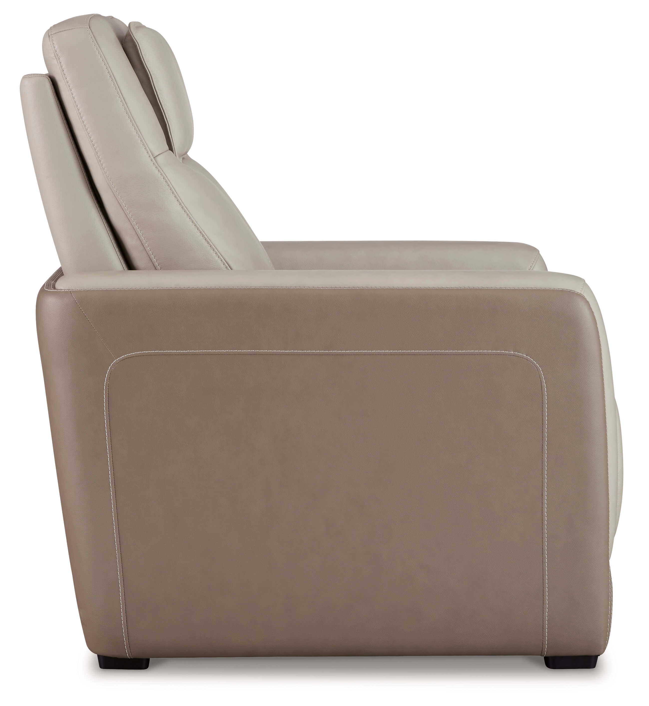 Ashley Battleville Leather Reclining Chair Side