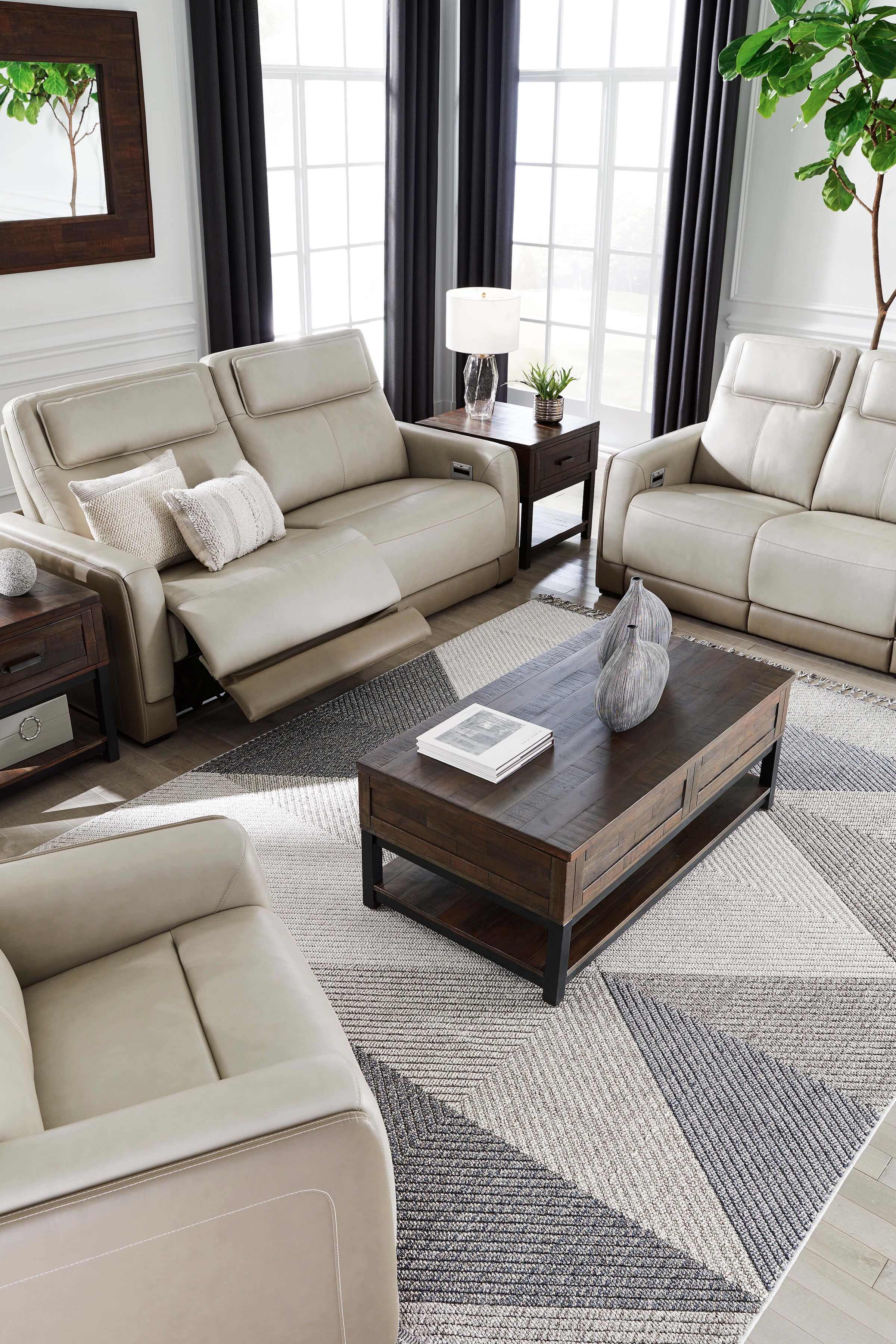 Ashley Battleville Leather Furniture