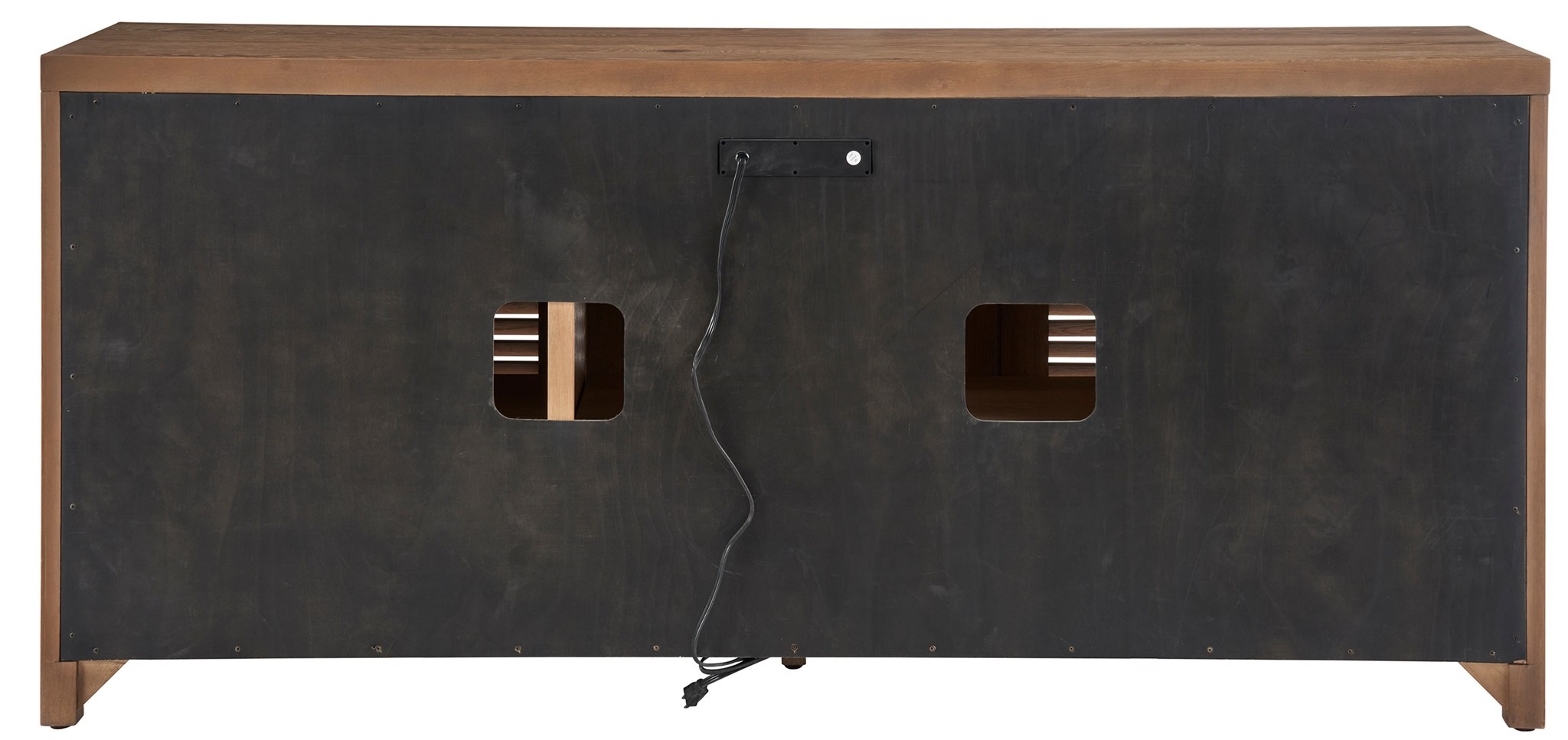 Weekender Wood TV Entertainment Credenza Stand w/3 Doors
