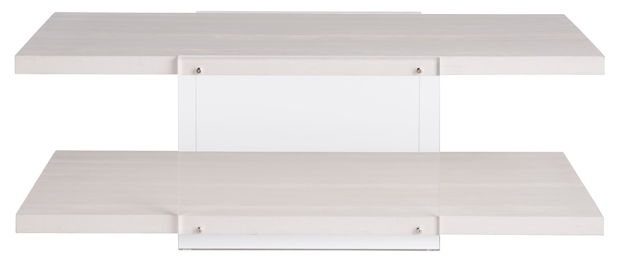 St. Kitts Wood/Acrylic Rectangular Coffee Table