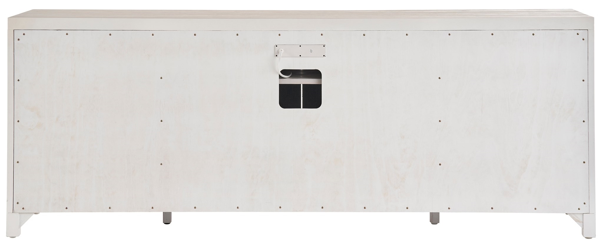 Captiva Wood TV Entertainment Credenza Stand w/4 Doors