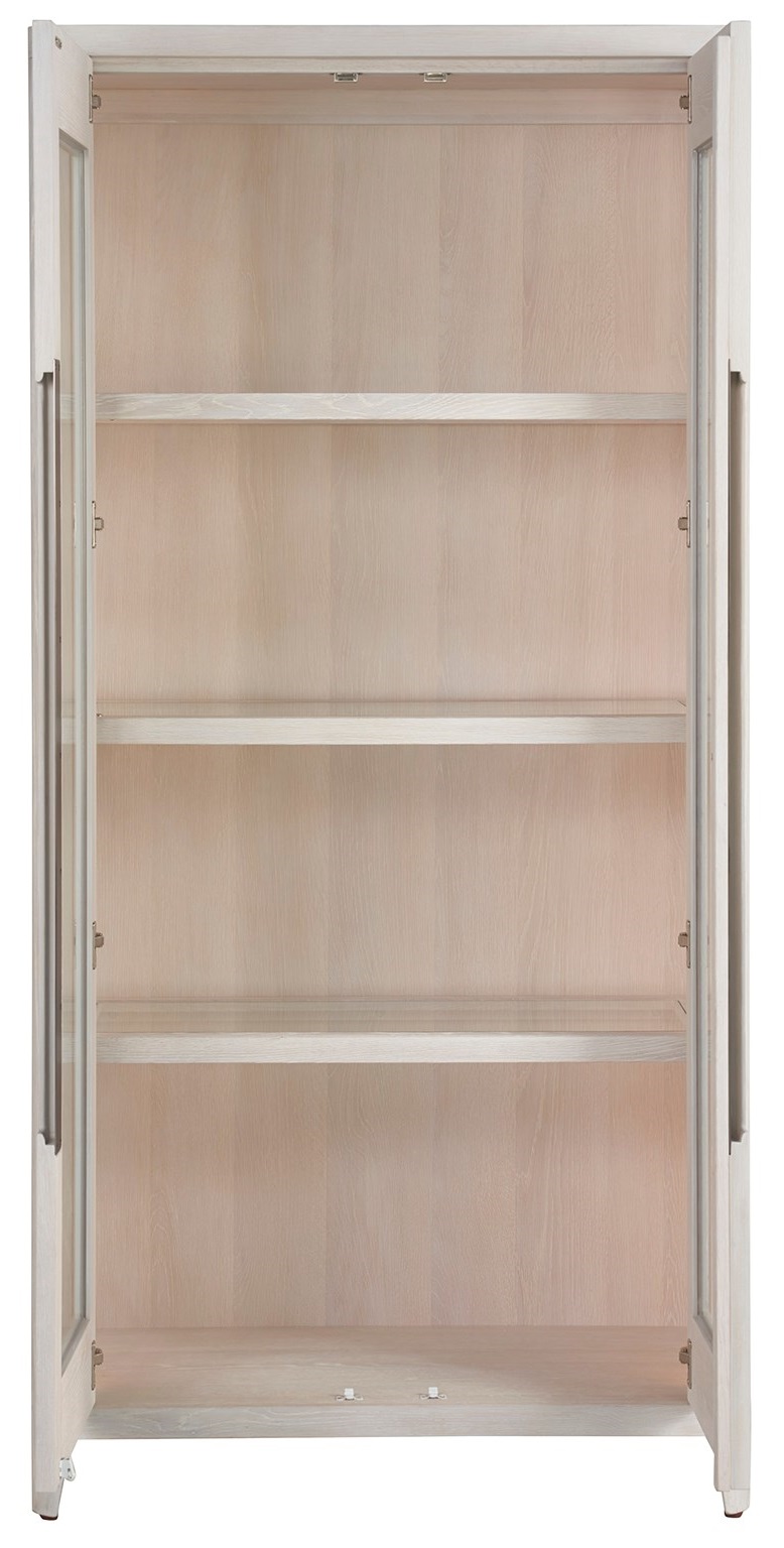 Zella Wood/Glass Display Cabinet w/2 Doors