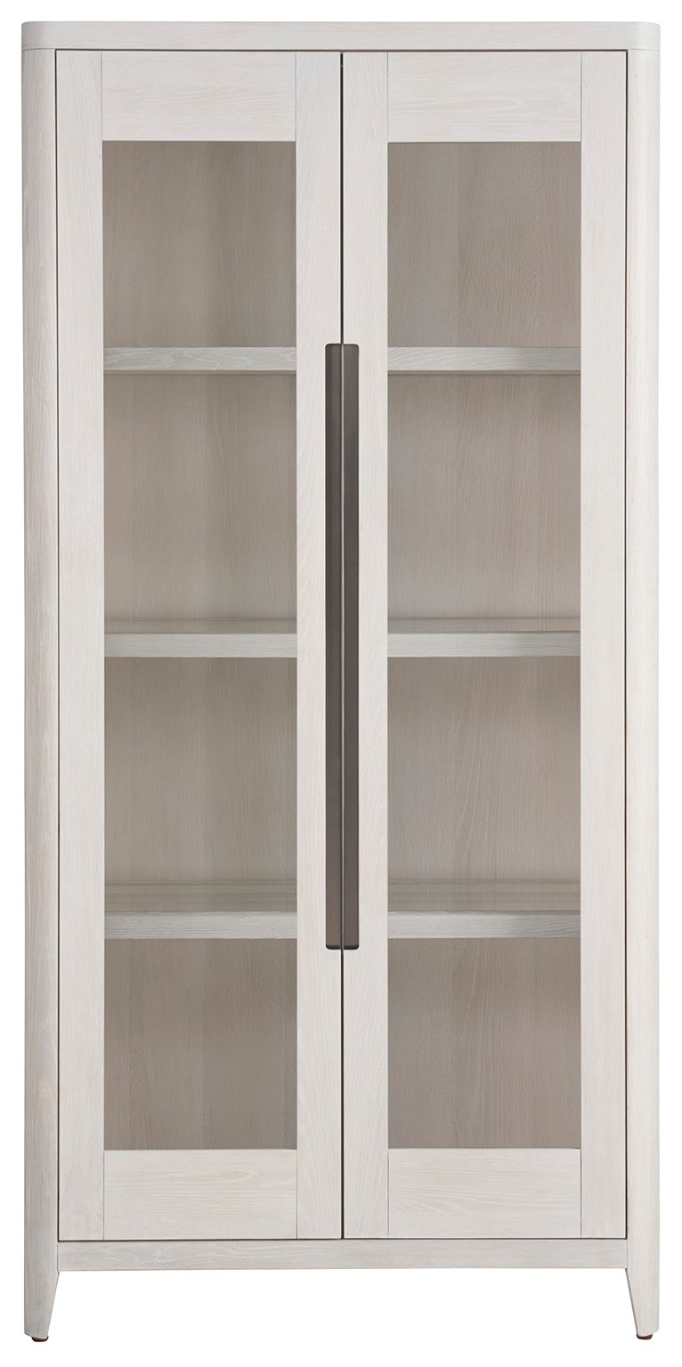 Zella Wood/Glass Display Cabinet w/2 Doors