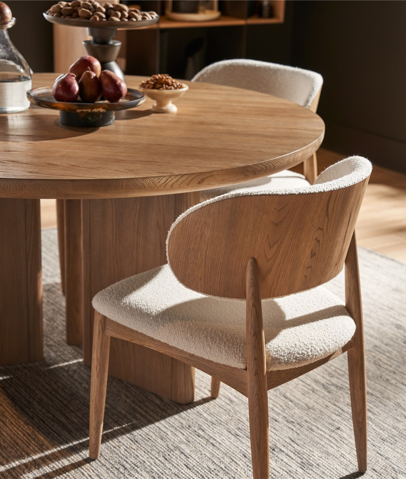 Juno Fabric/Wood Side Chair